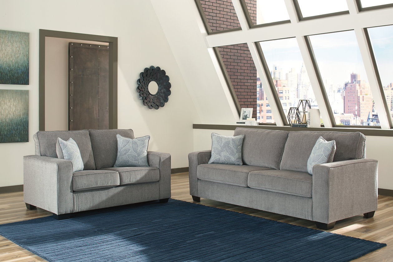 Altari Alloy Sofa and Loveseat - Ashley - Luna Furniture