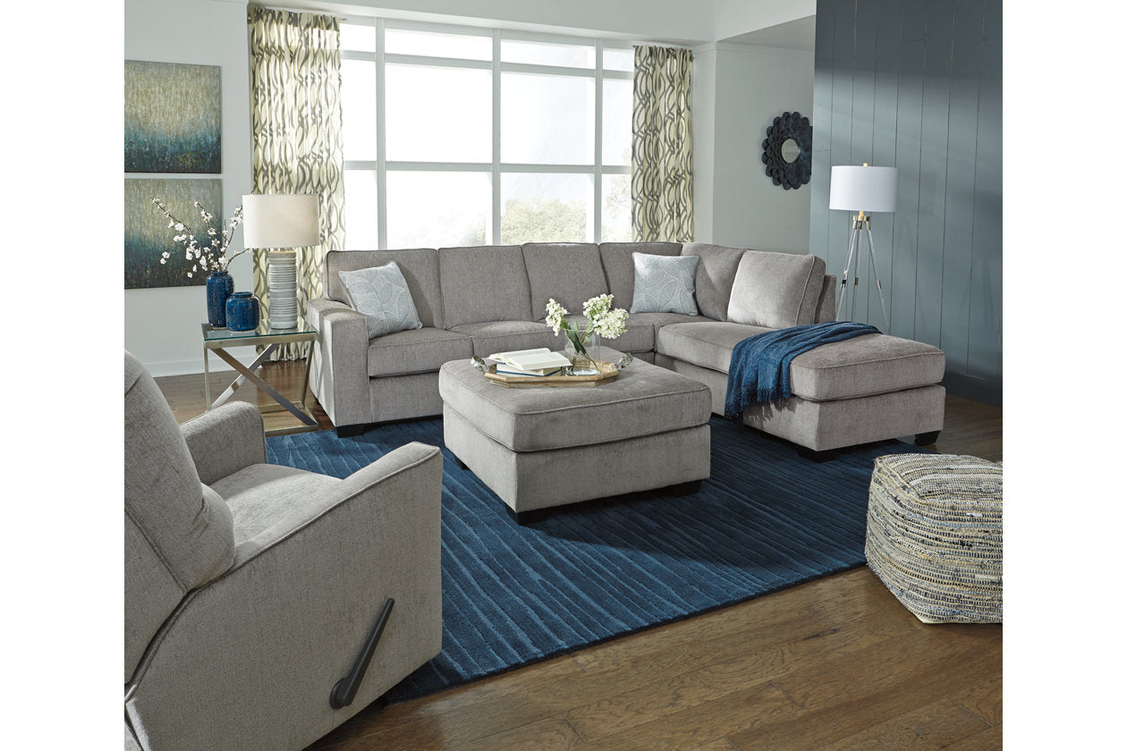 Altari Alloy 2-Piece Sectional with Chaise - Ashley - Luna Furniture