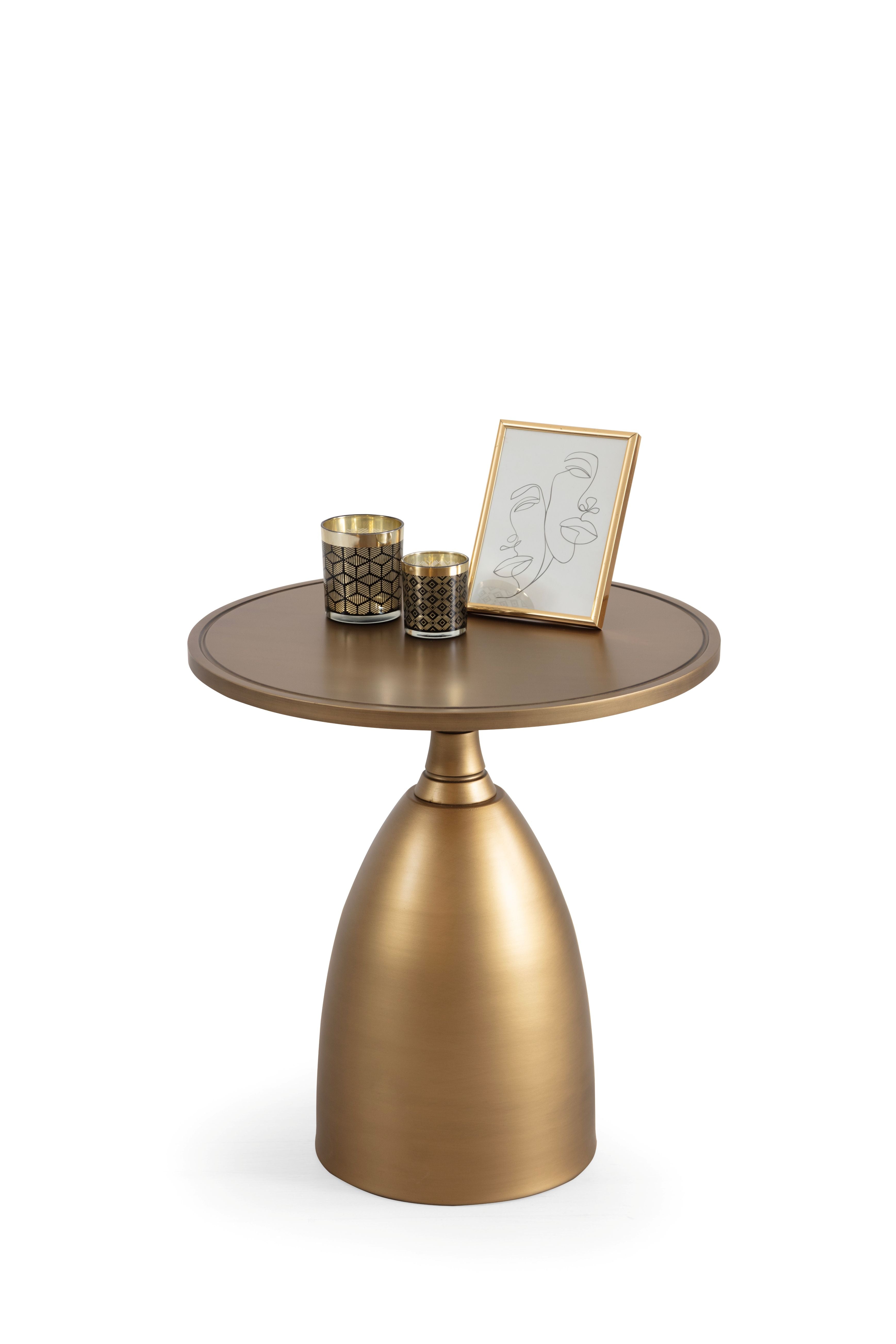 873 Gold 2 Pc Coffee Table Set - 873GOLD-COFSET