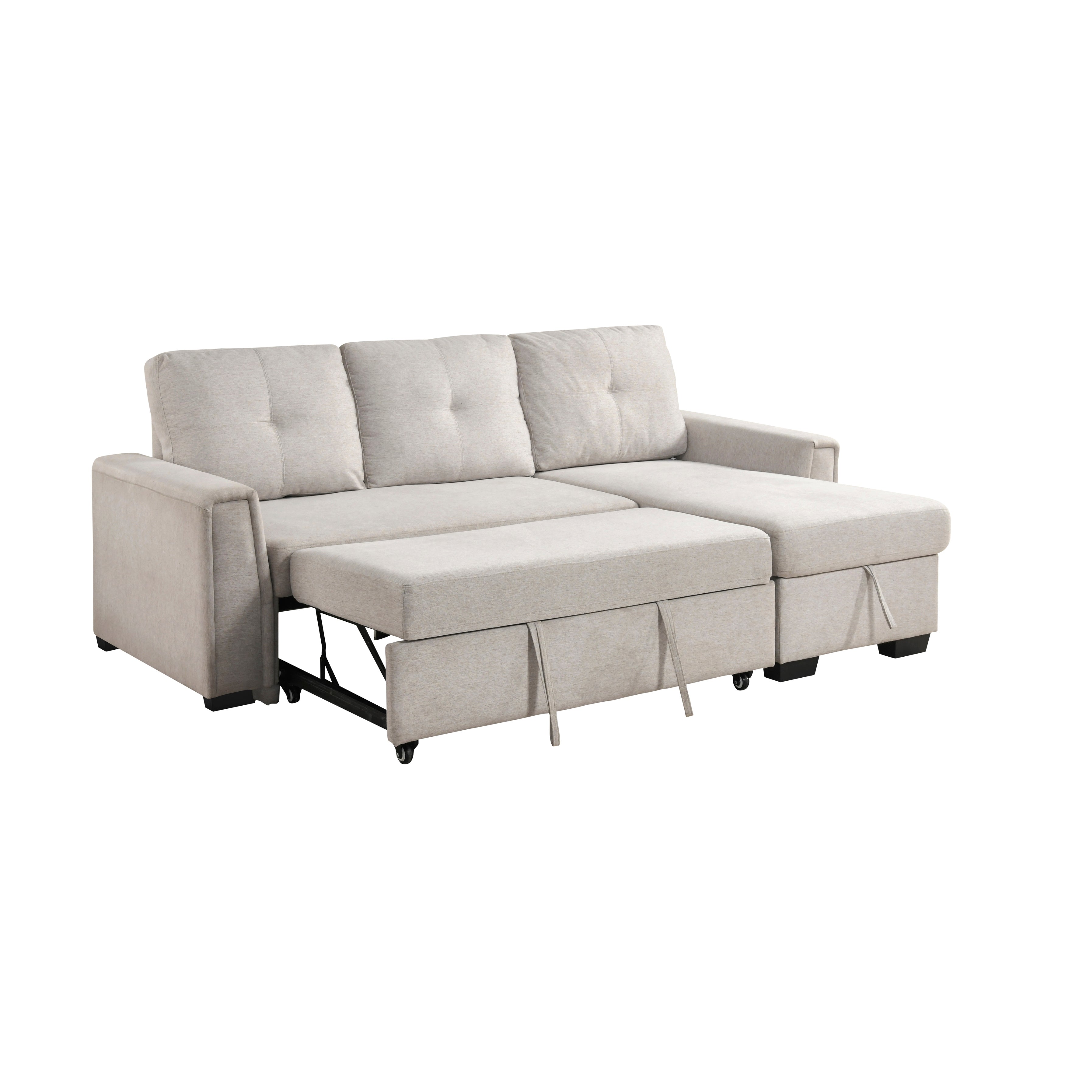 9145PWT*32AVC (3)2-Piece Sectional with Reversible Chaise and Pull-out Bed - 9145PWT*32AVC