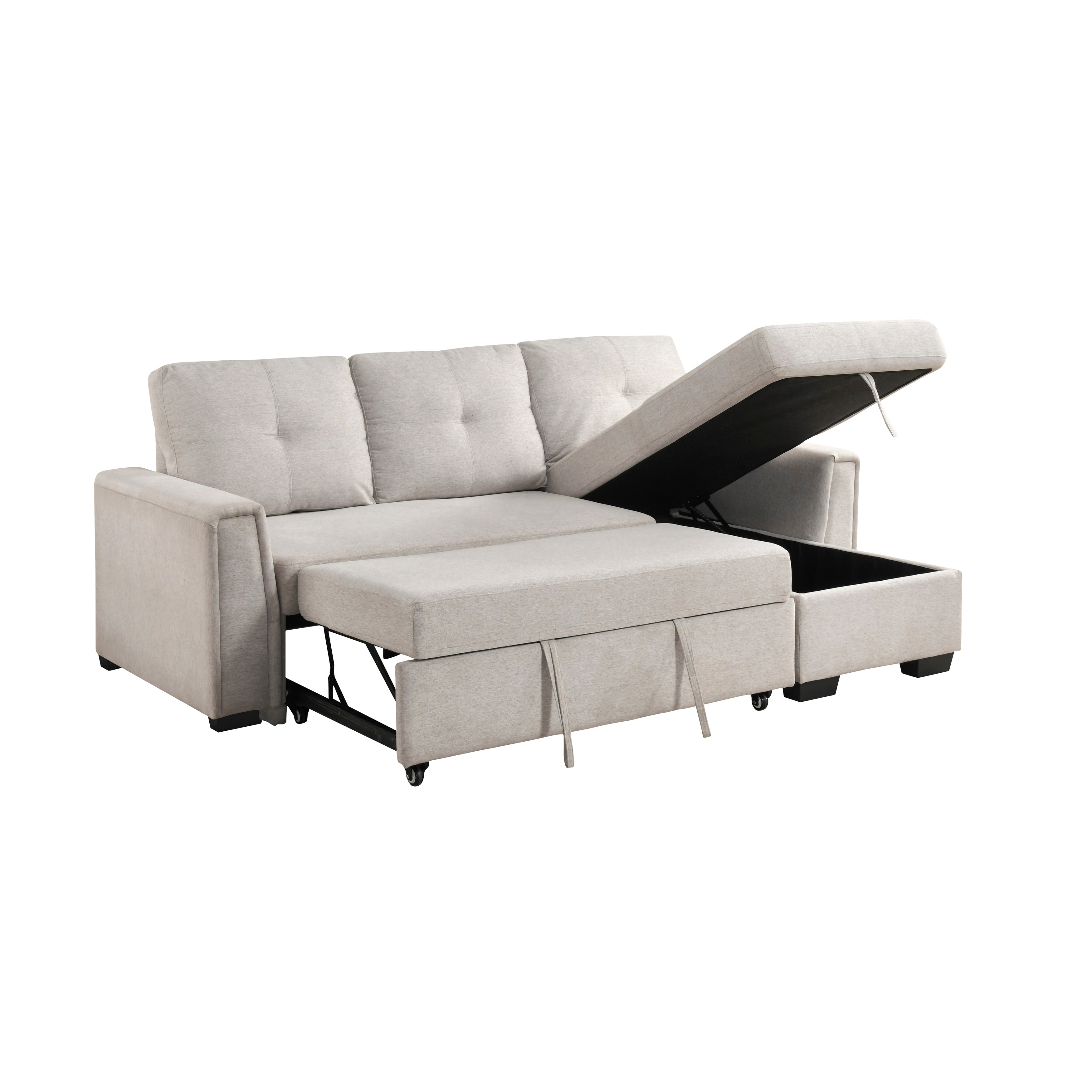 9145PWT*32AVC (3)2-Piece Sectional with Reversible Chaise and Pull-out Bed - 9145PWT*32AVC