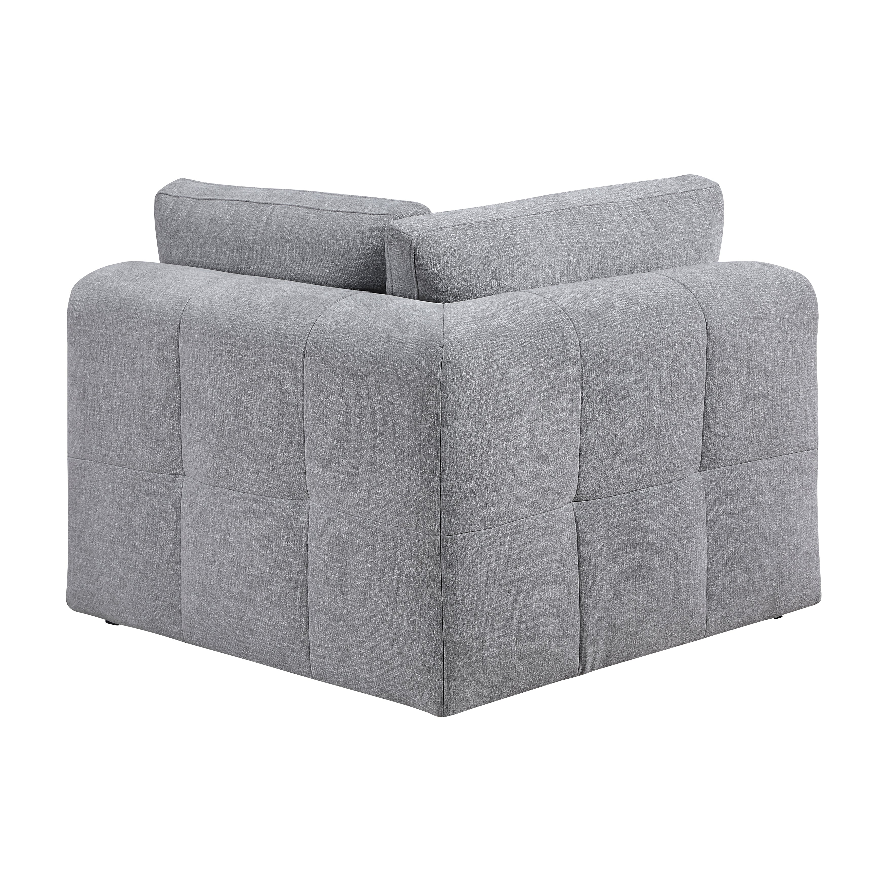 9155GY*41L1R (4)4-Piece Modular Sectional - 9155GY*41L1R
