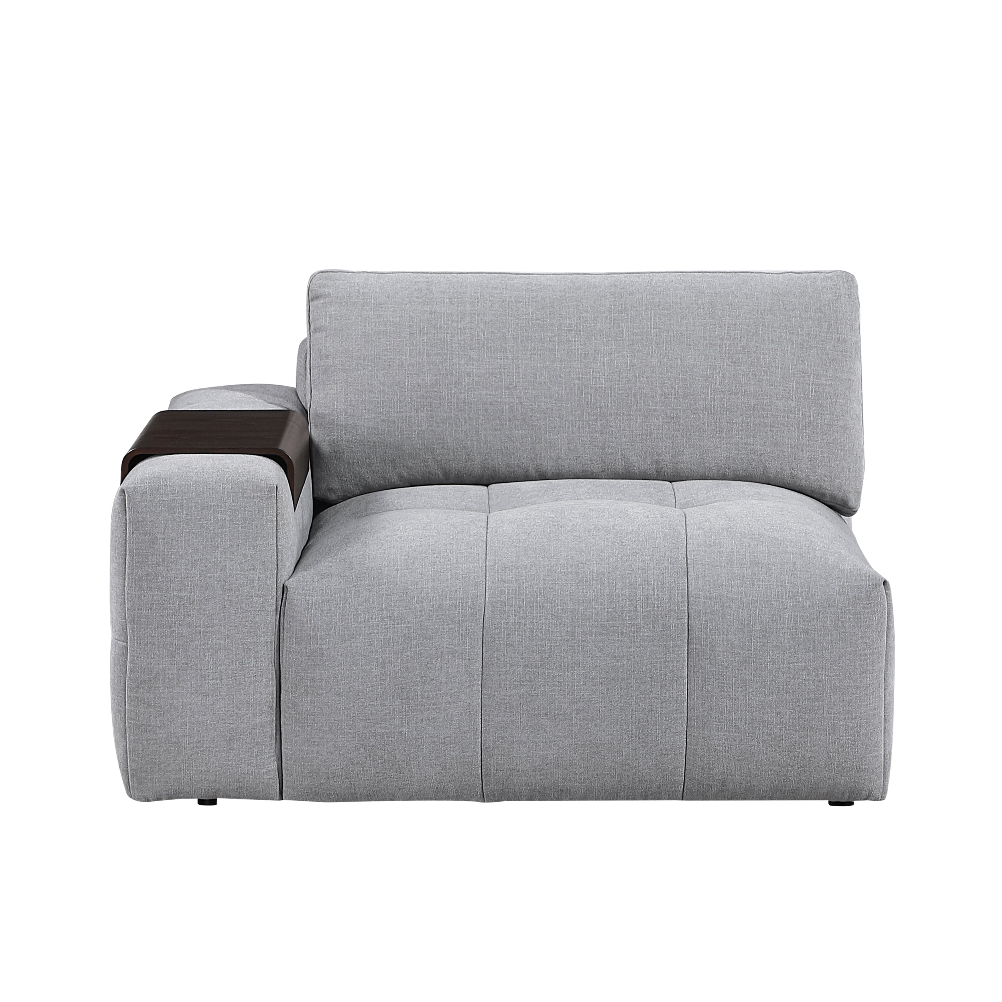9155GY*51L1R (5)5-Piece Modular Sectional - 9155GY*51L1R