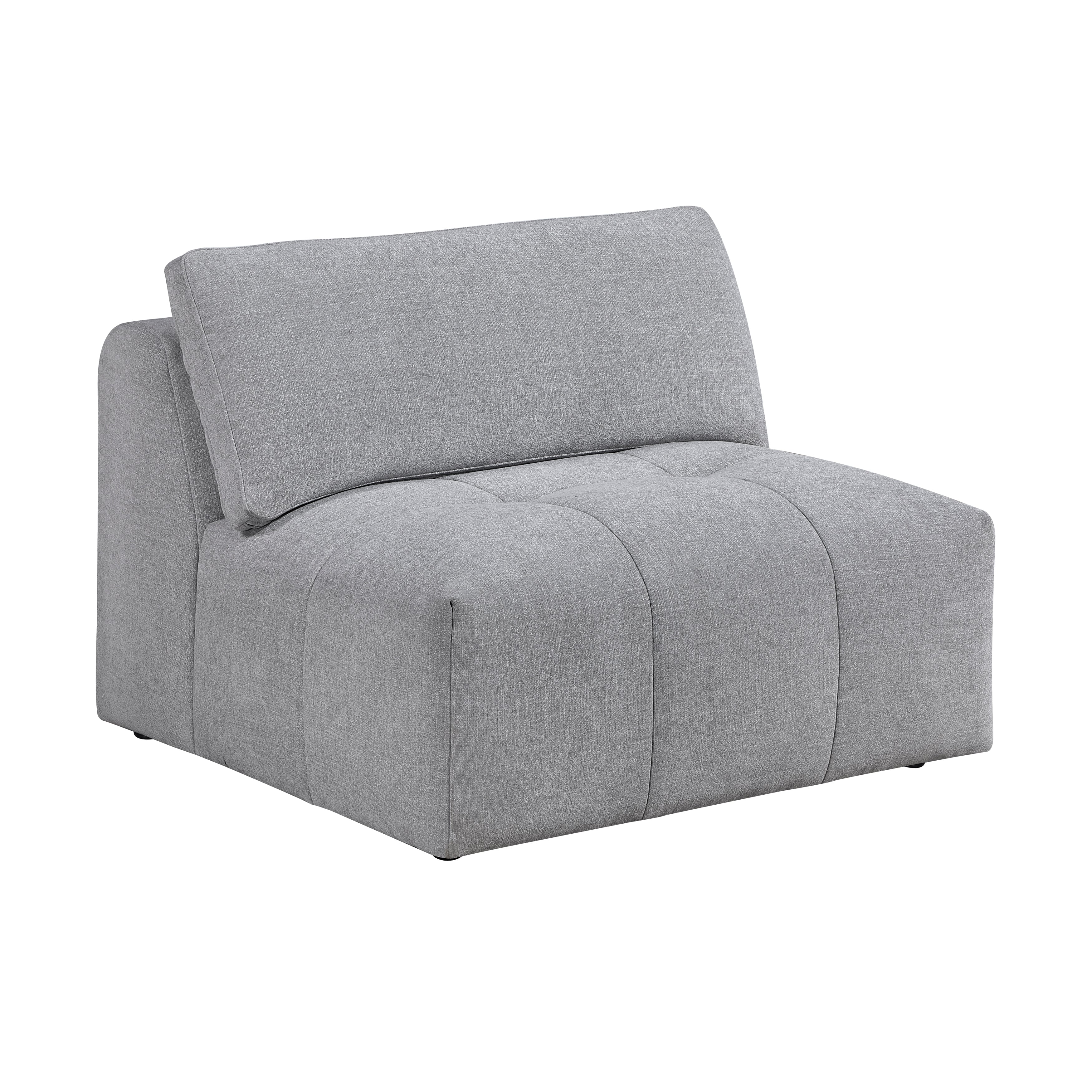 9155GY-AC Armless Chair - 9155GY-AC