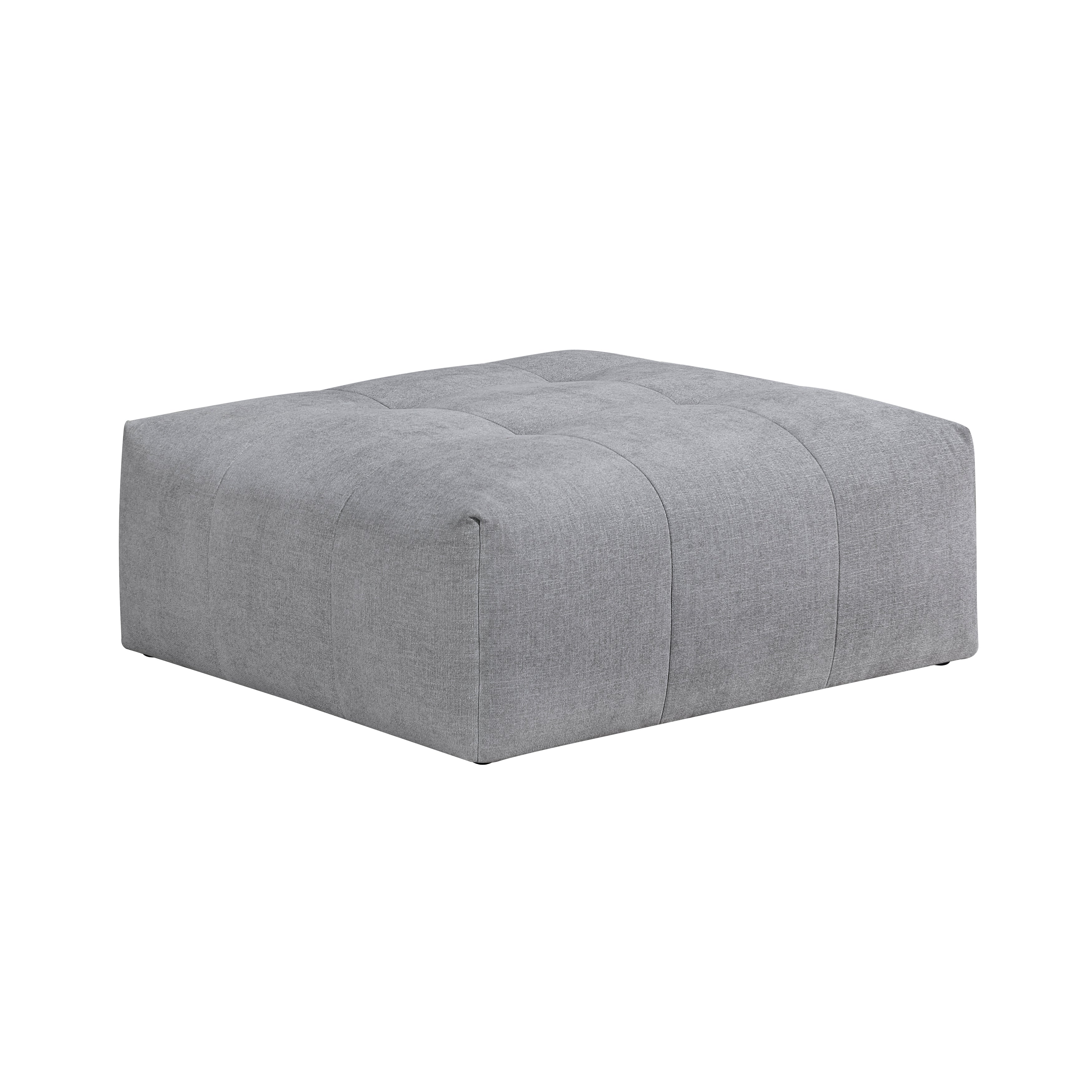 9155GY-OT Ottoman with Caster - 9155GY-OT