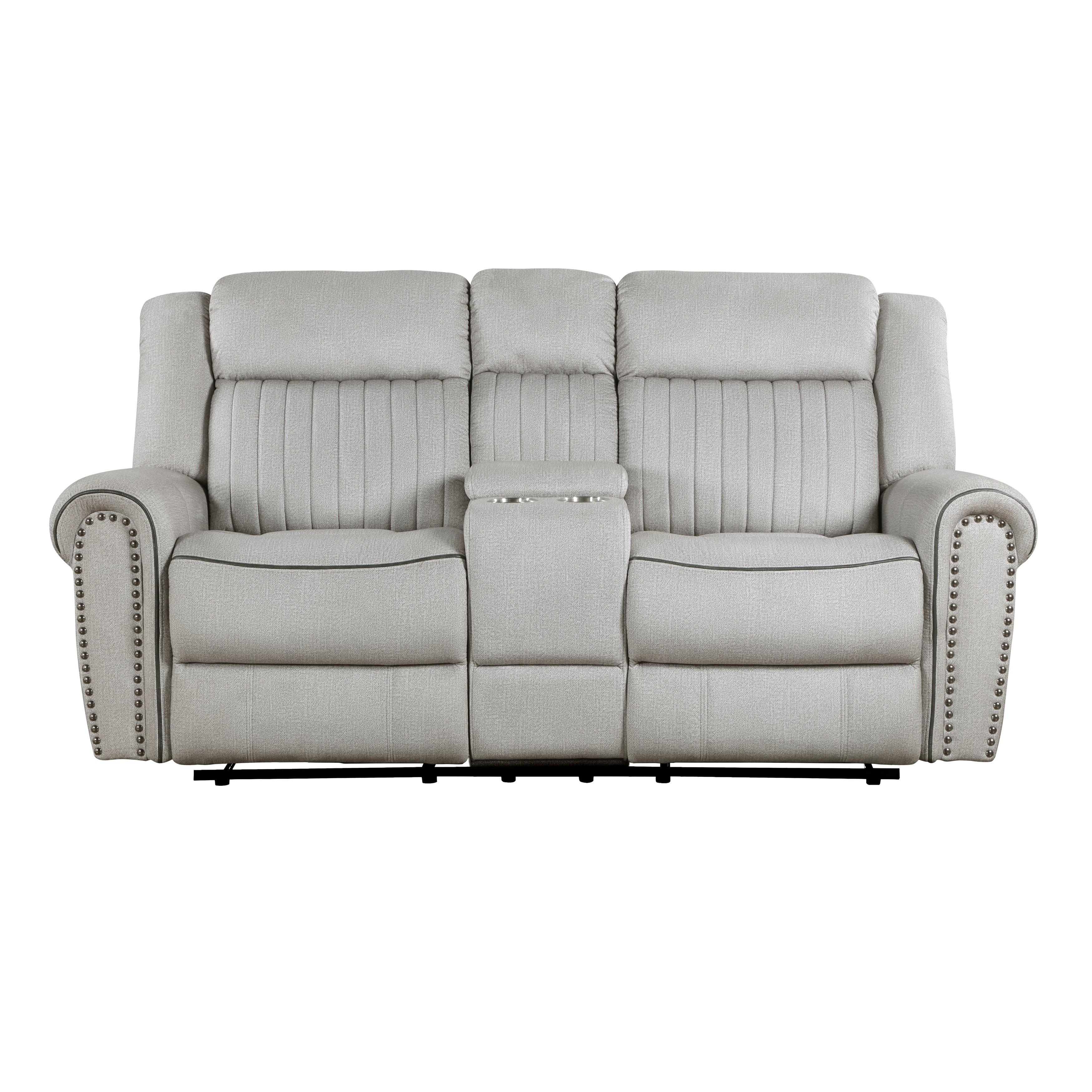 9204MT-2 Double Reclining Love Seat with Center Console - 9204MT-2