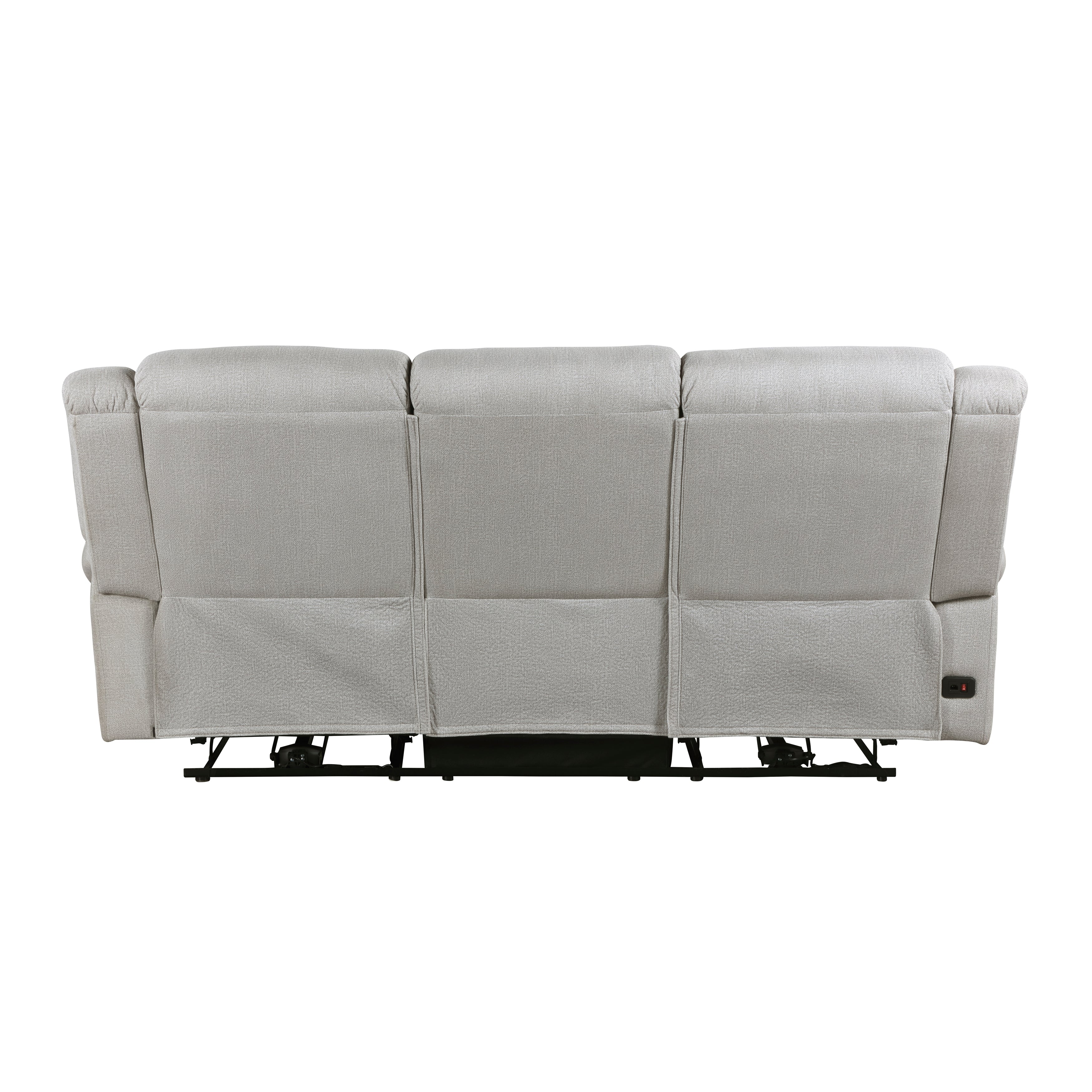 Brennen Mist Double Reclining Living Room Set from Homelegance - Luna Furniture
