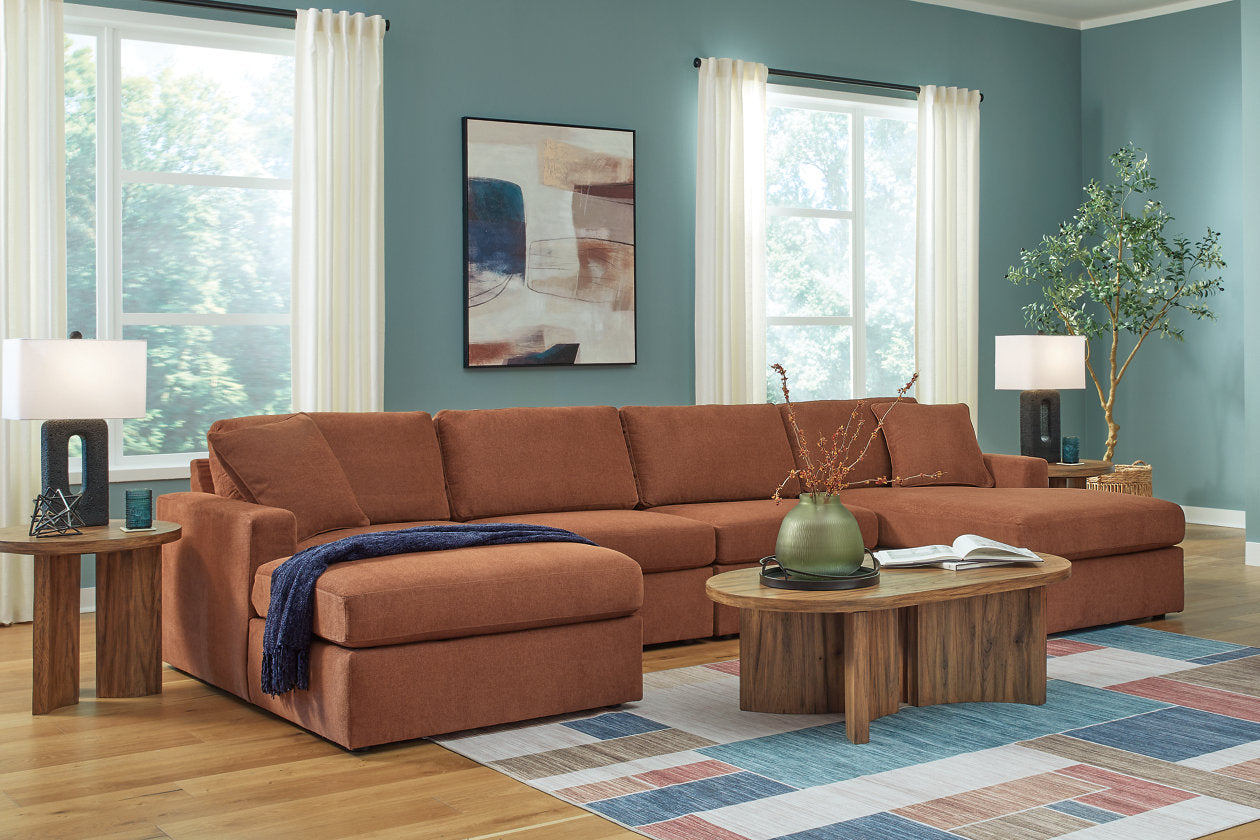 Modmax Spice 4-Piece Sectional with Chaise - Ashley - Luna Furniture