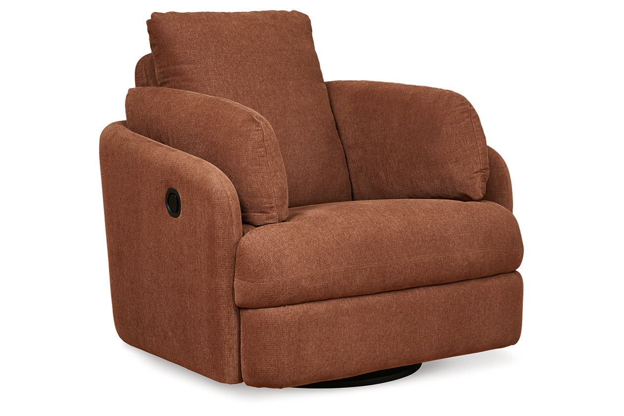 Modmax Spice 5-Piece Sectional and Swivel Glider Recliner - - Luna Furniture