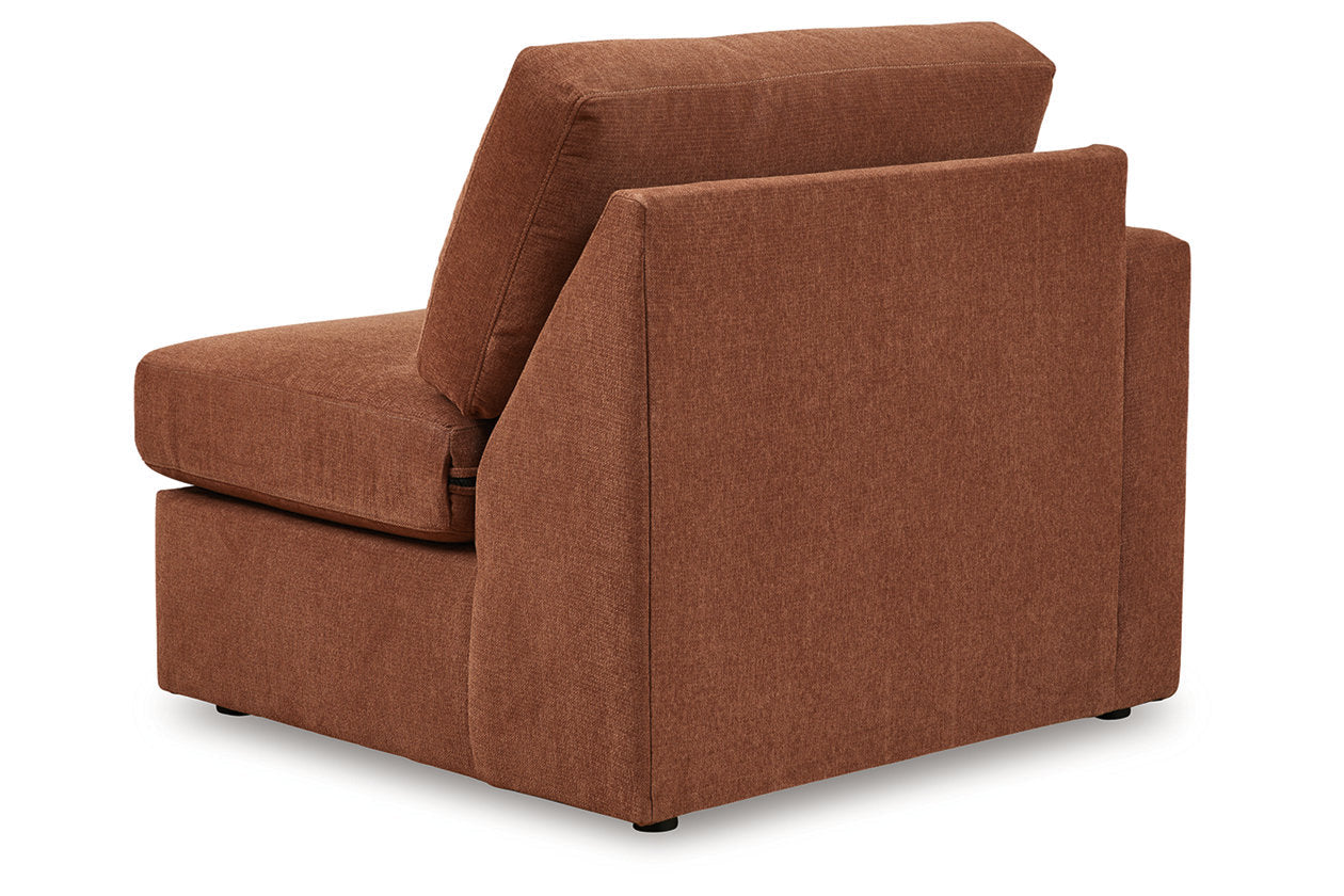 Modmax Spice 5-Piece Sectional and Swivel Glider Recliner - - Luna Furniture