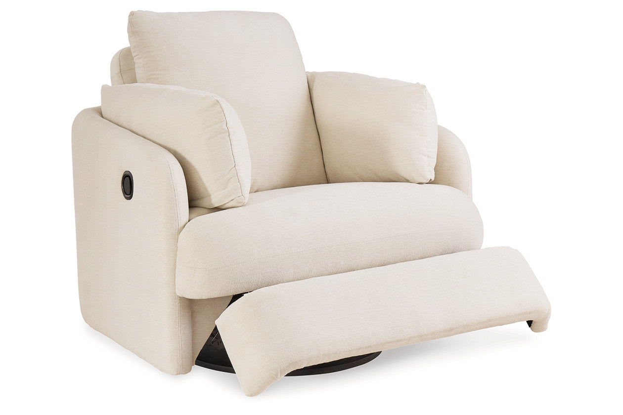 Modmax Oyster 5-Piece Sectional and Swivel Glider Recliner - - Luna Furniture