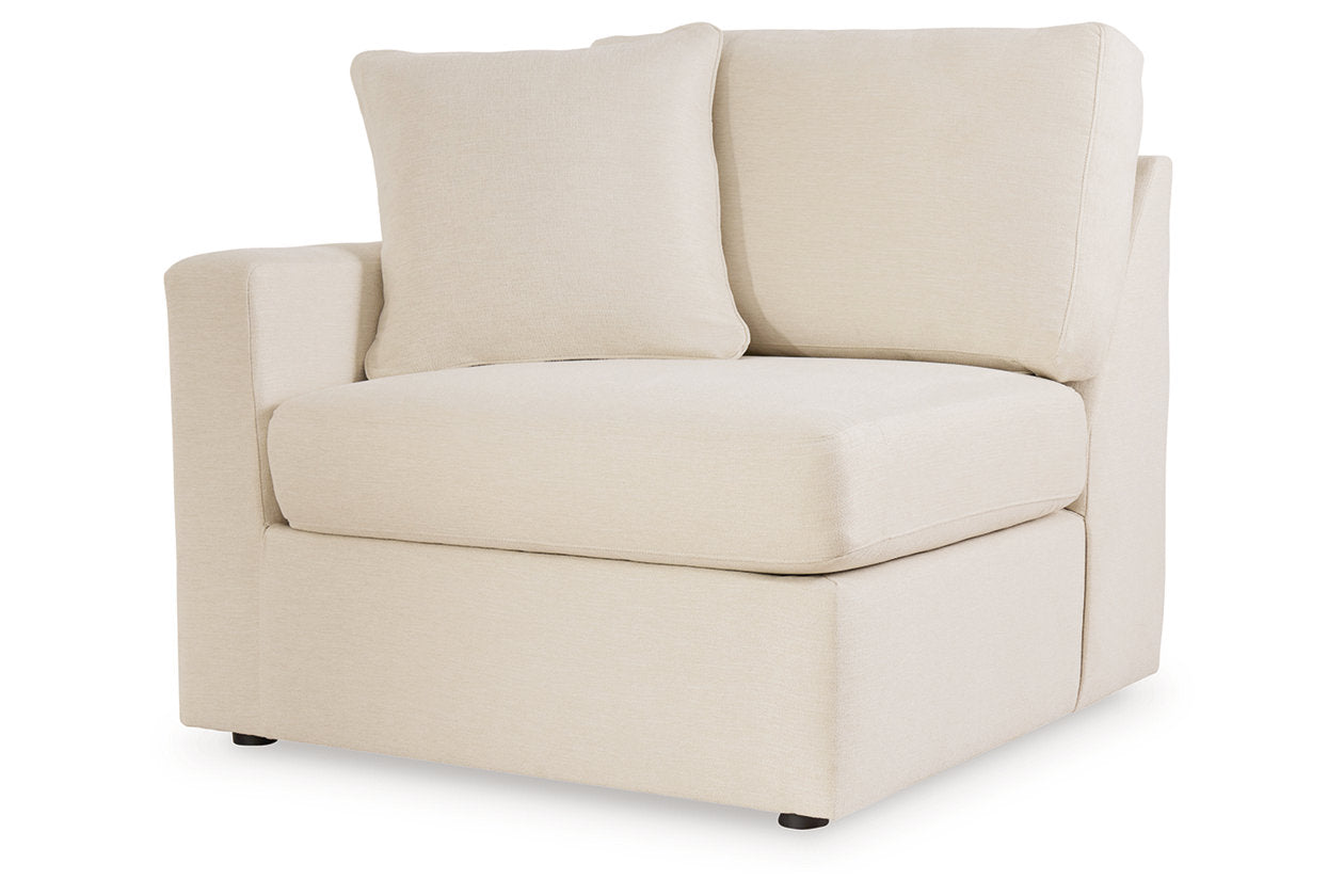Modmax Oyster 6-Piece Sectional and Swivel Glider Recliner - - Luna Furniture