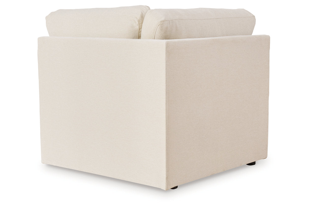 Modmax Oyster 6-Piece Sectional and Swivel Glider Recliner - - Luna Furniture