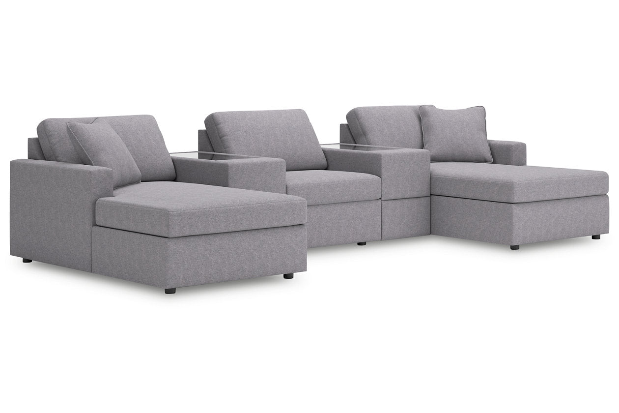Modmax Granite 5-Piece Pit Sectional - - Luna Furniture