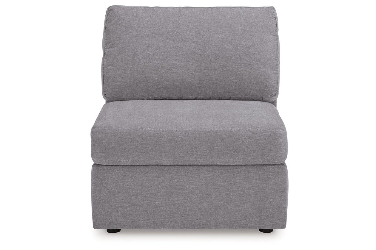 Modmax Granite 6-Piece Sectional and Swivel Glider Recliner - - Luna Furniture