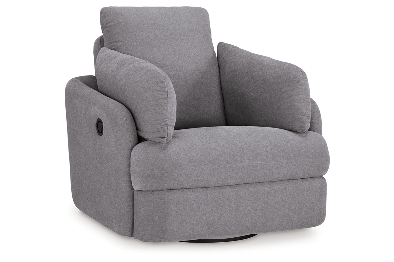 Modmax Granite 5-Piece Sectional and Swivel Glider Recliner - - Luna Furniture