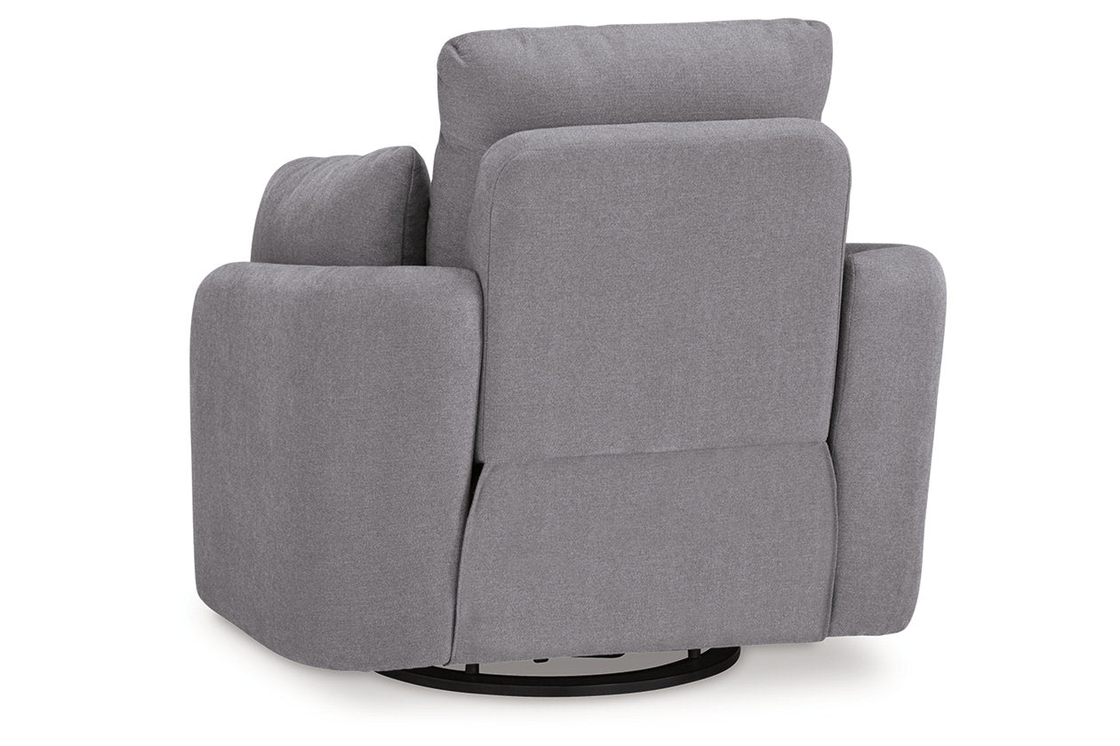 Modmax Granite 5-Piece Sectional and Swivel Glider Recliner - - Luna Furniture