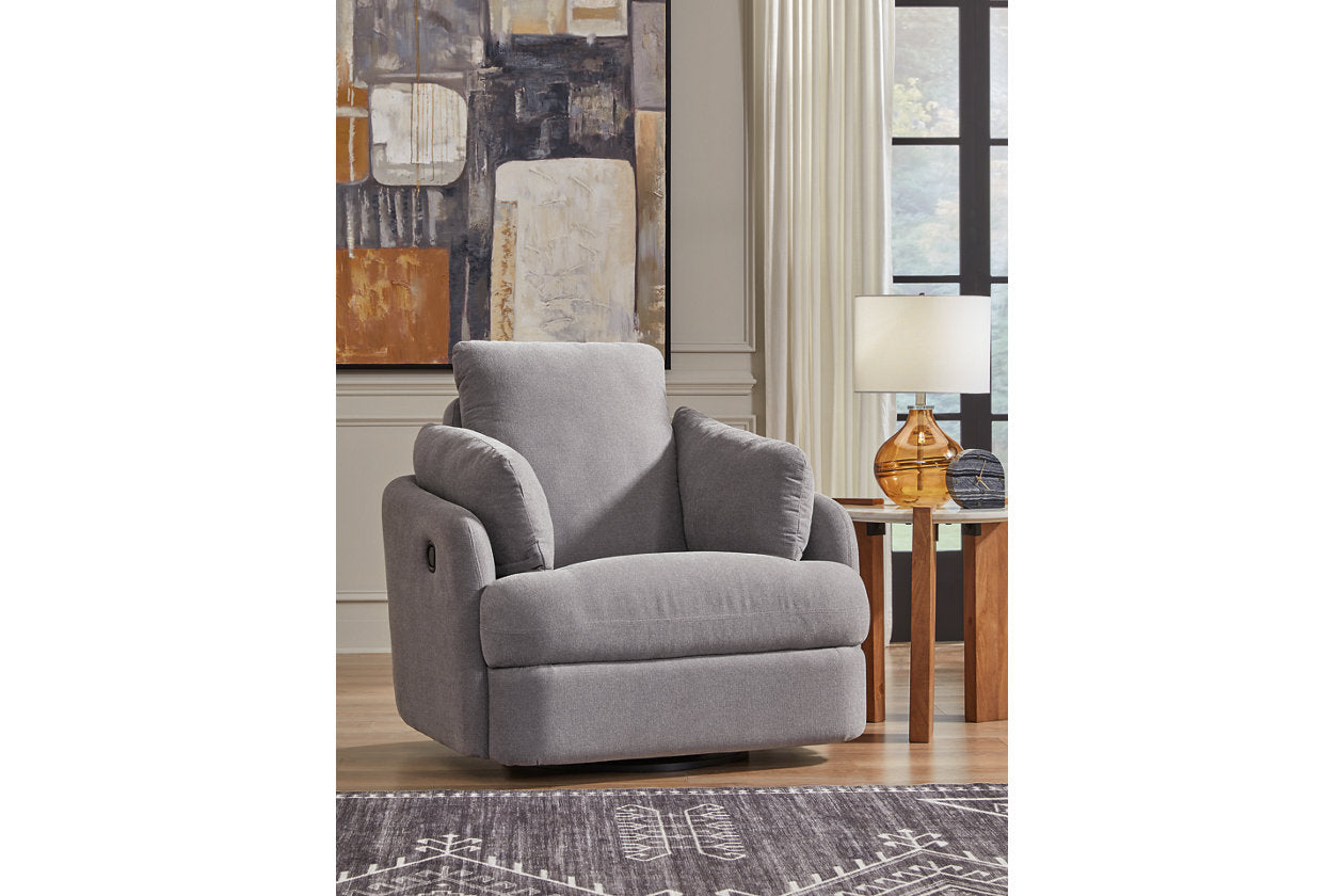 Modmax Granite 6-Piece Sectional and Swivel Glider Recliner - - Luna Furniture
