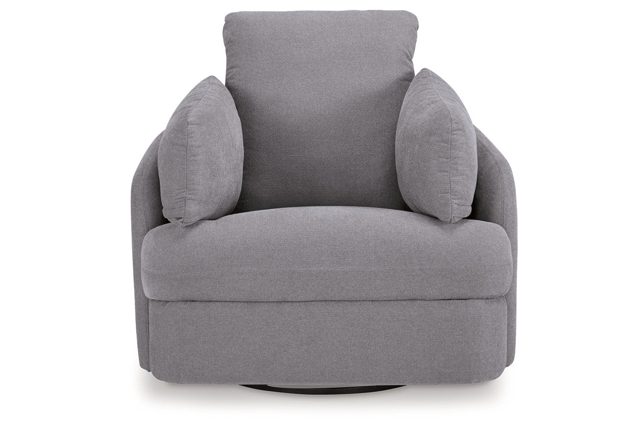 Modmax Granite 6-Piece Sectional and Swivel Glider Recliner - - Luna Furniture