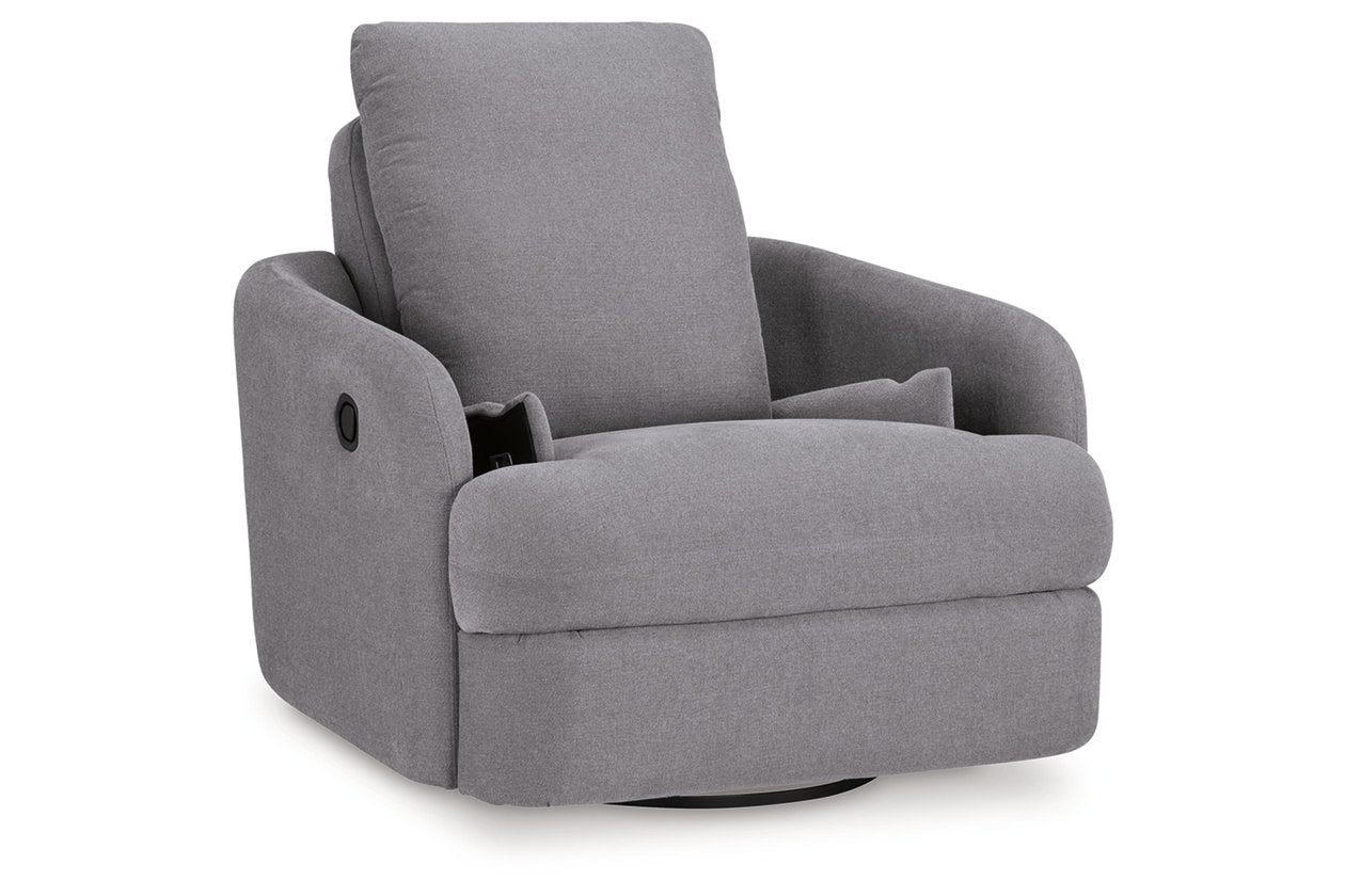 Modmax Granite 6-Piece Sectional and Swivel Glider Recliner - - Luna Furniture