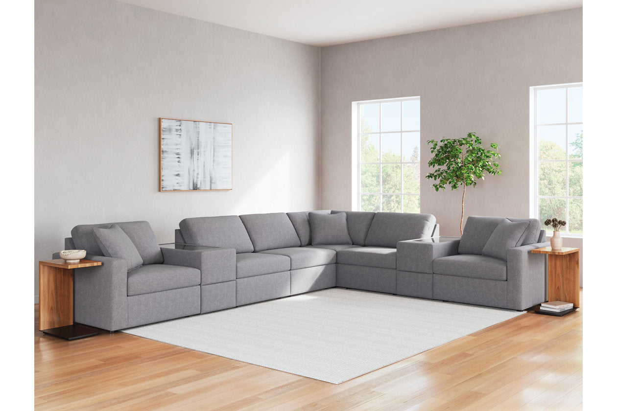Modmax Granite 8-Piece Sectional - Ashley - Luna Furniture