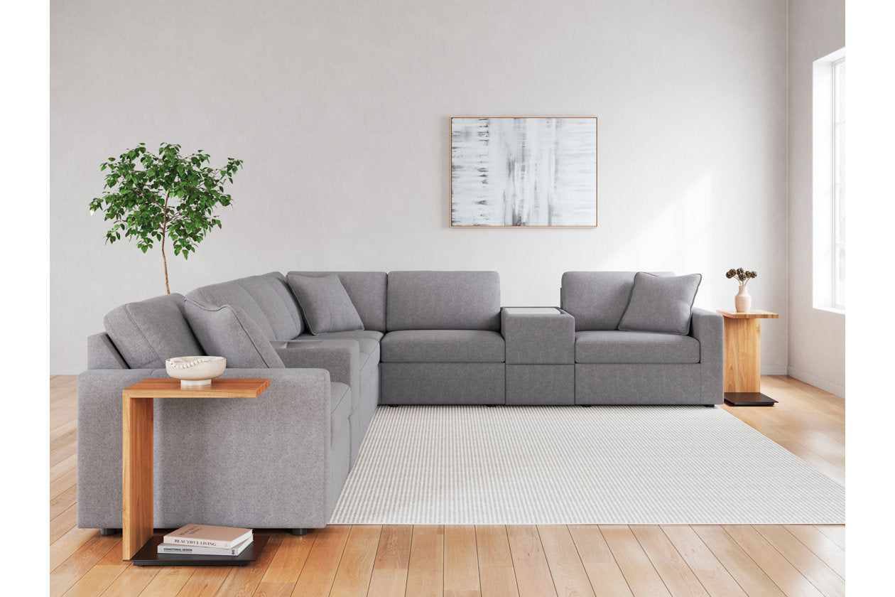 Modmax Granite 8-Piece Sectional - Ashley - Luna Furniture