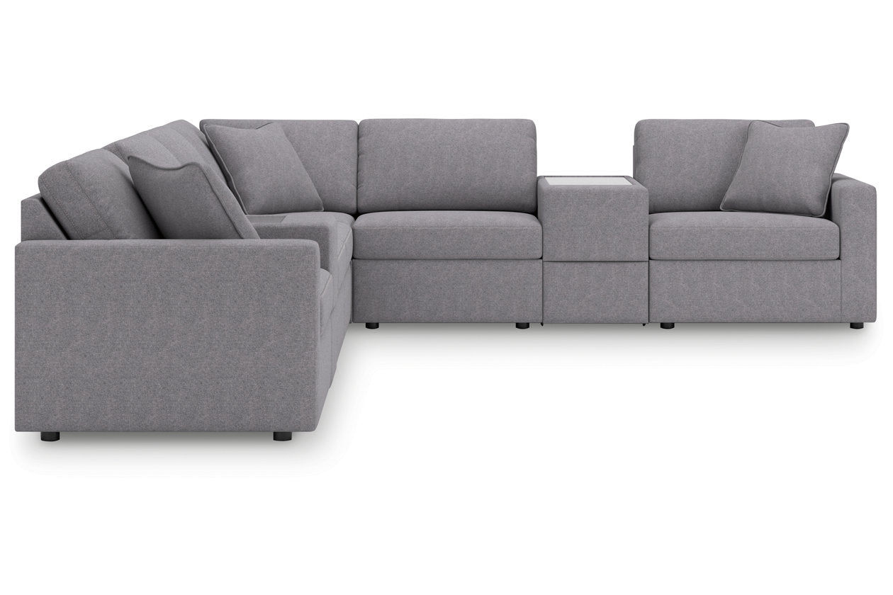 Modmax Granite 8-Piece Sectional - Ashley - Luna Furniture
