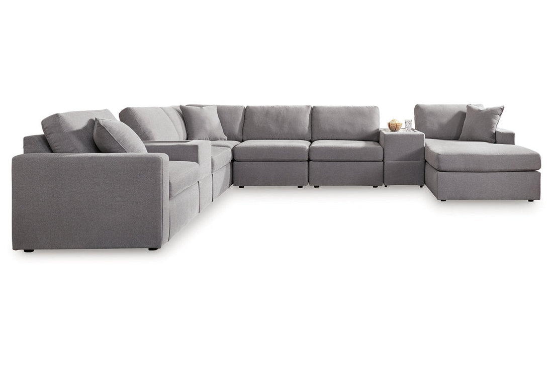 Modmax Granite 8-Piece Sectional with Chaise - - Luna Furniture