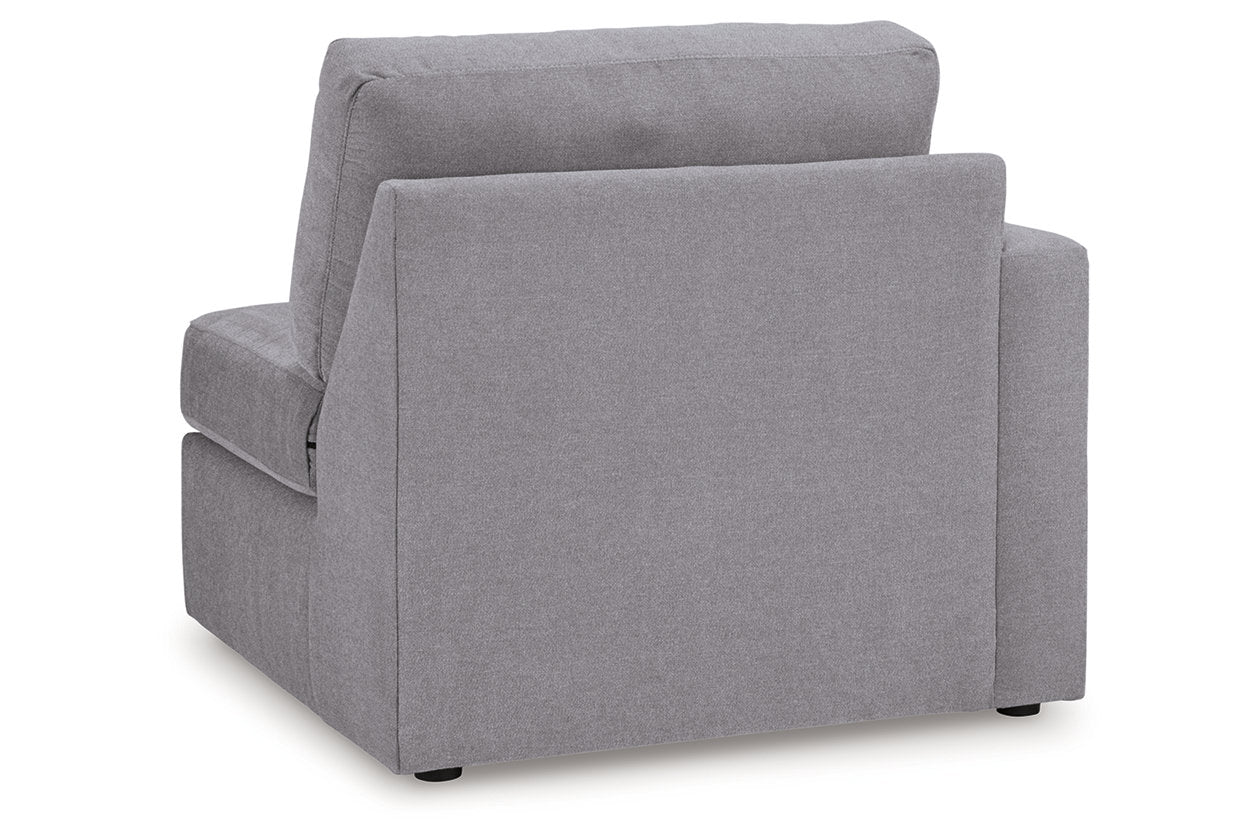 Modmax Granite 5-Piece Sectional and Swivel Glider Recliner - - Luna Furniture