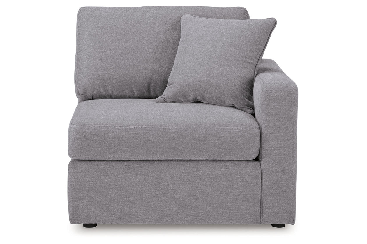 Modmax Granite 5-Piece Sectional and Swivel Glider Recliner - - Luna Furniture