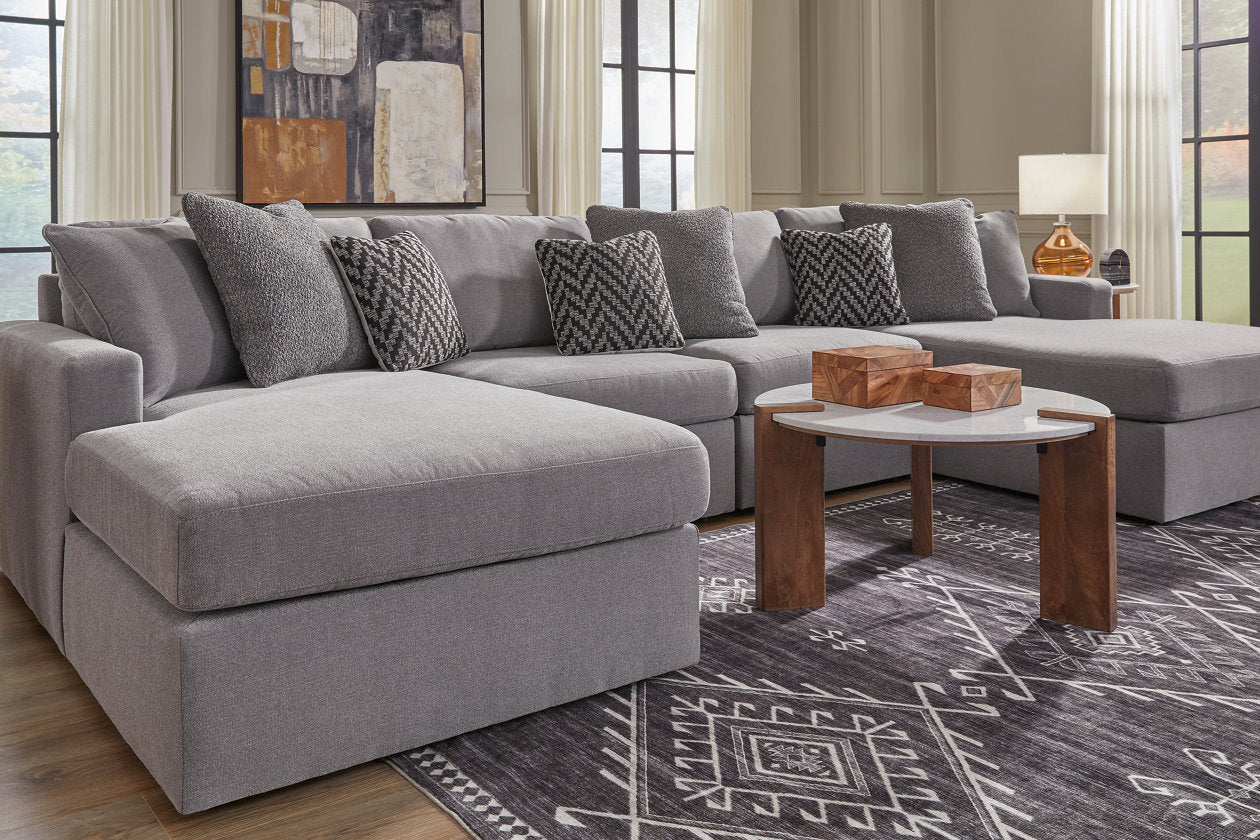 Modmax Granite 4-Piece Sectional with Chaise - Ashley - Luna Furniture