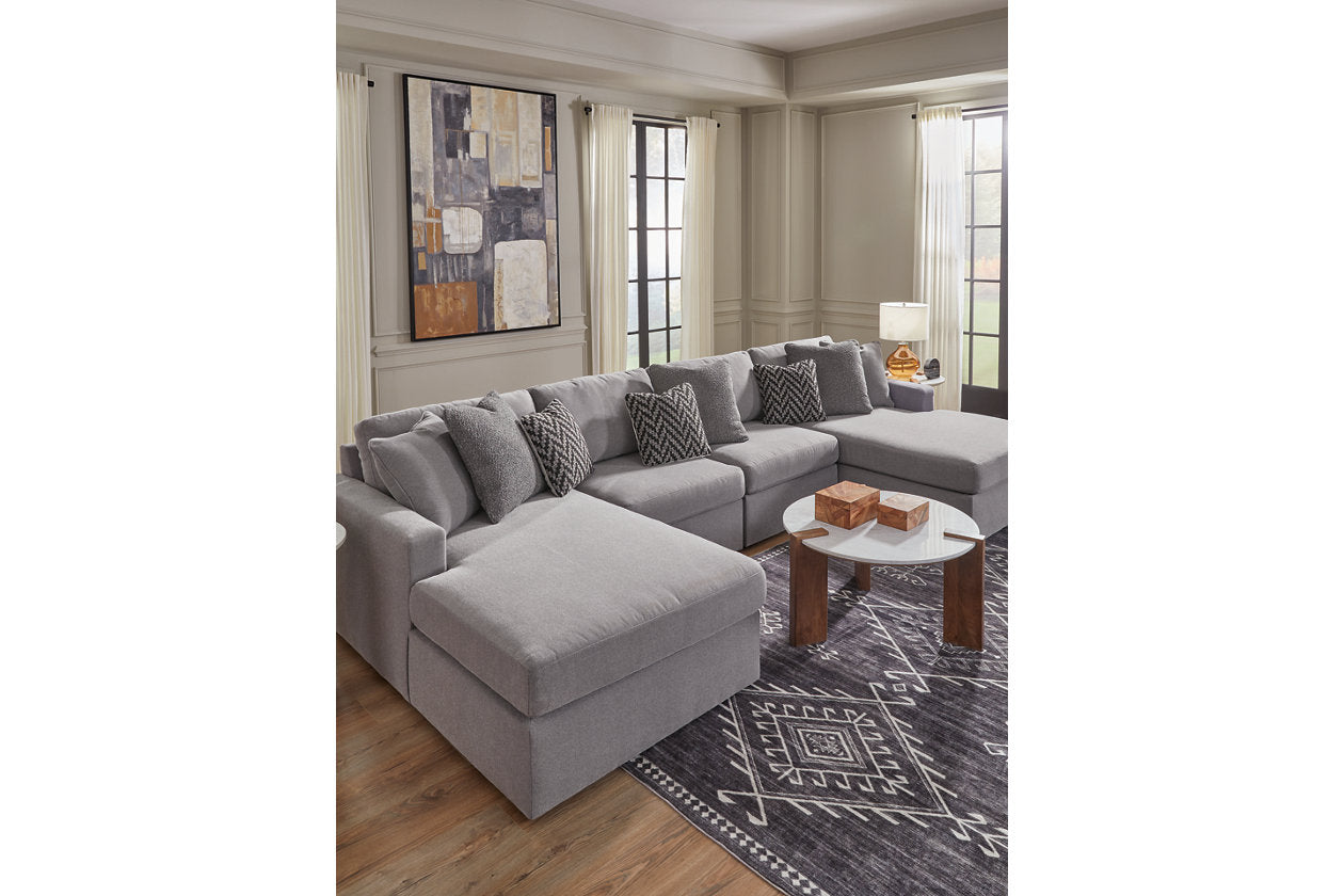 Modmax Granite 4-Piece Sectional with Chaise - Ashley - Luna Furniture