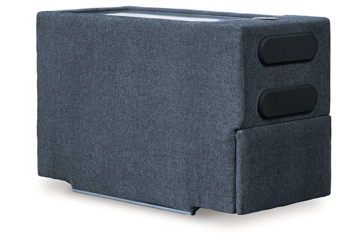 Modmax Ink 8-Piece Sectional with Audio System and Chaise - - Luna Furniture
