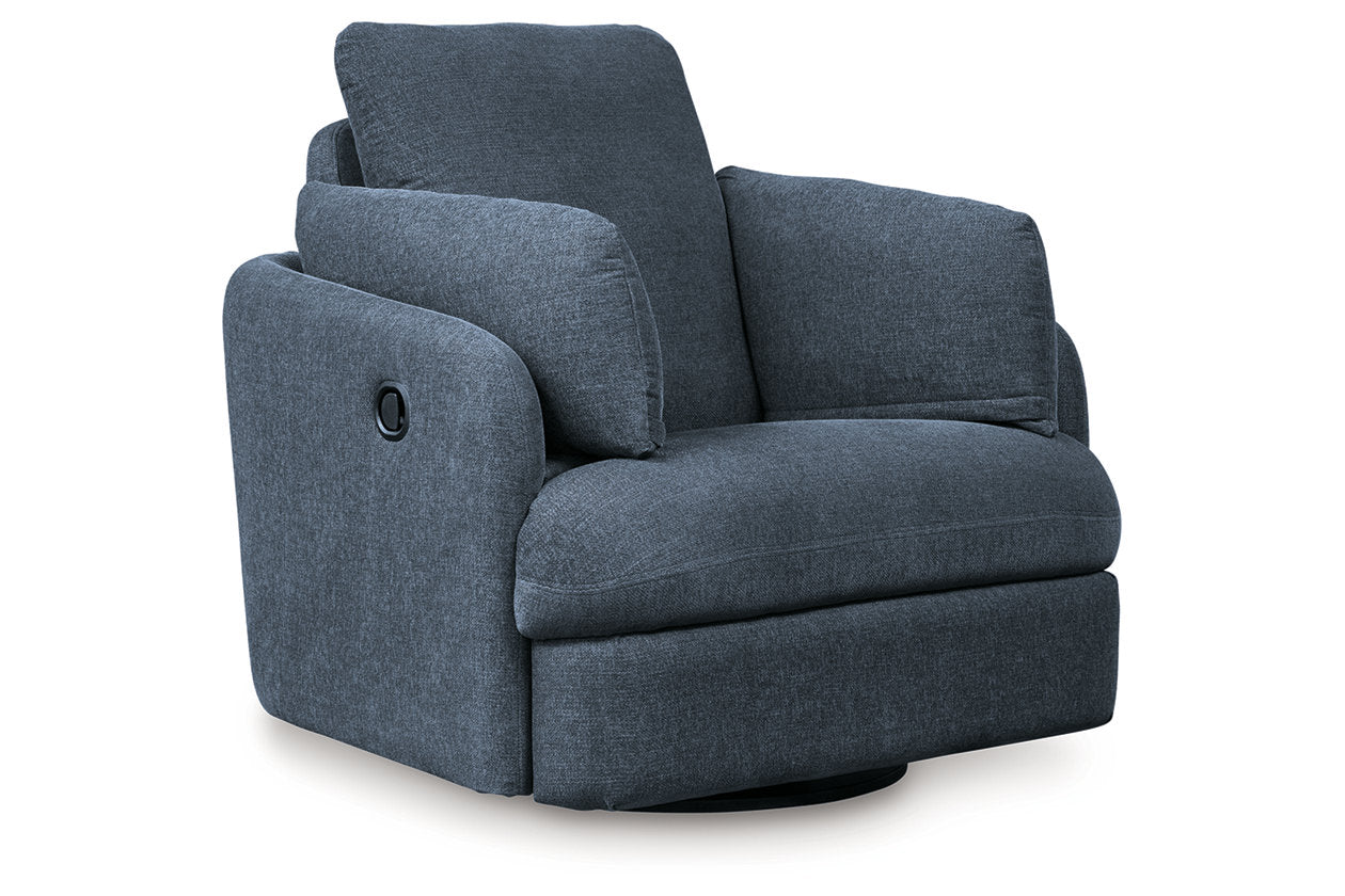 Modmax Ink 5-Piece Sectional and Swivel Glider Recliner - - Luna Furniture