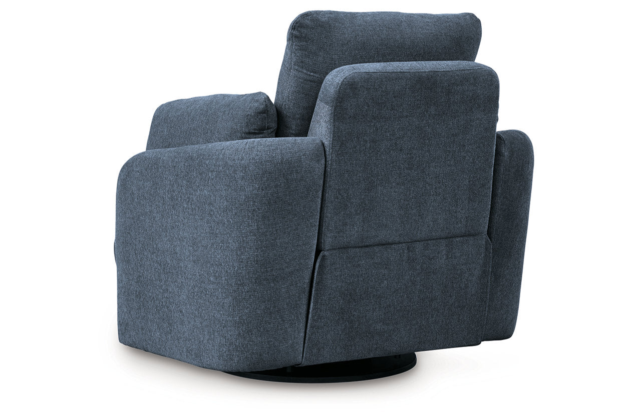 Modmax Ink 5-Piece Sectional and Swivel Glider Recliner - - Luna Furniture