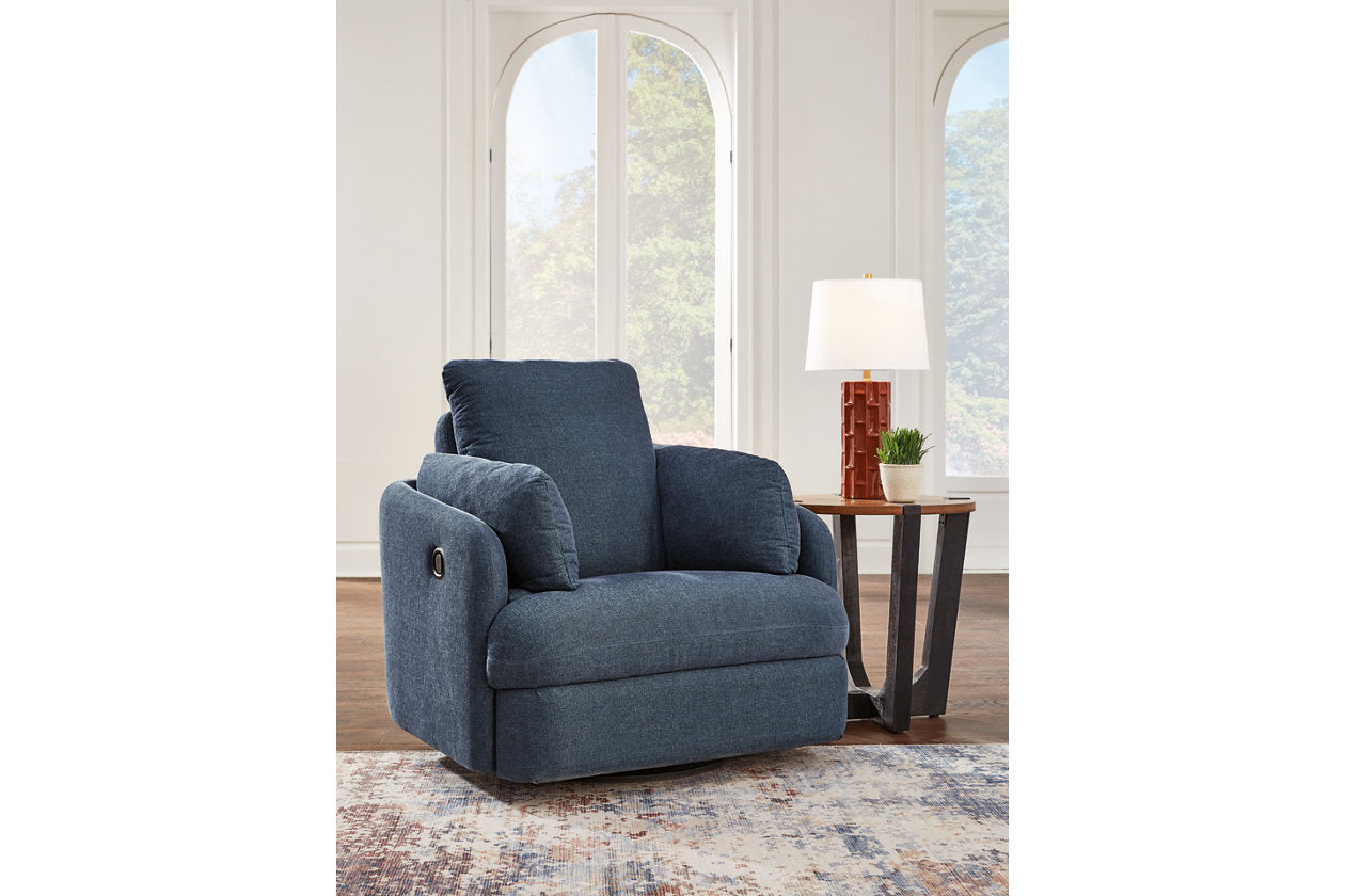 Modmax Ink 5-Piece Sectional and Swivel Glider Recliner - - Luna Furniture