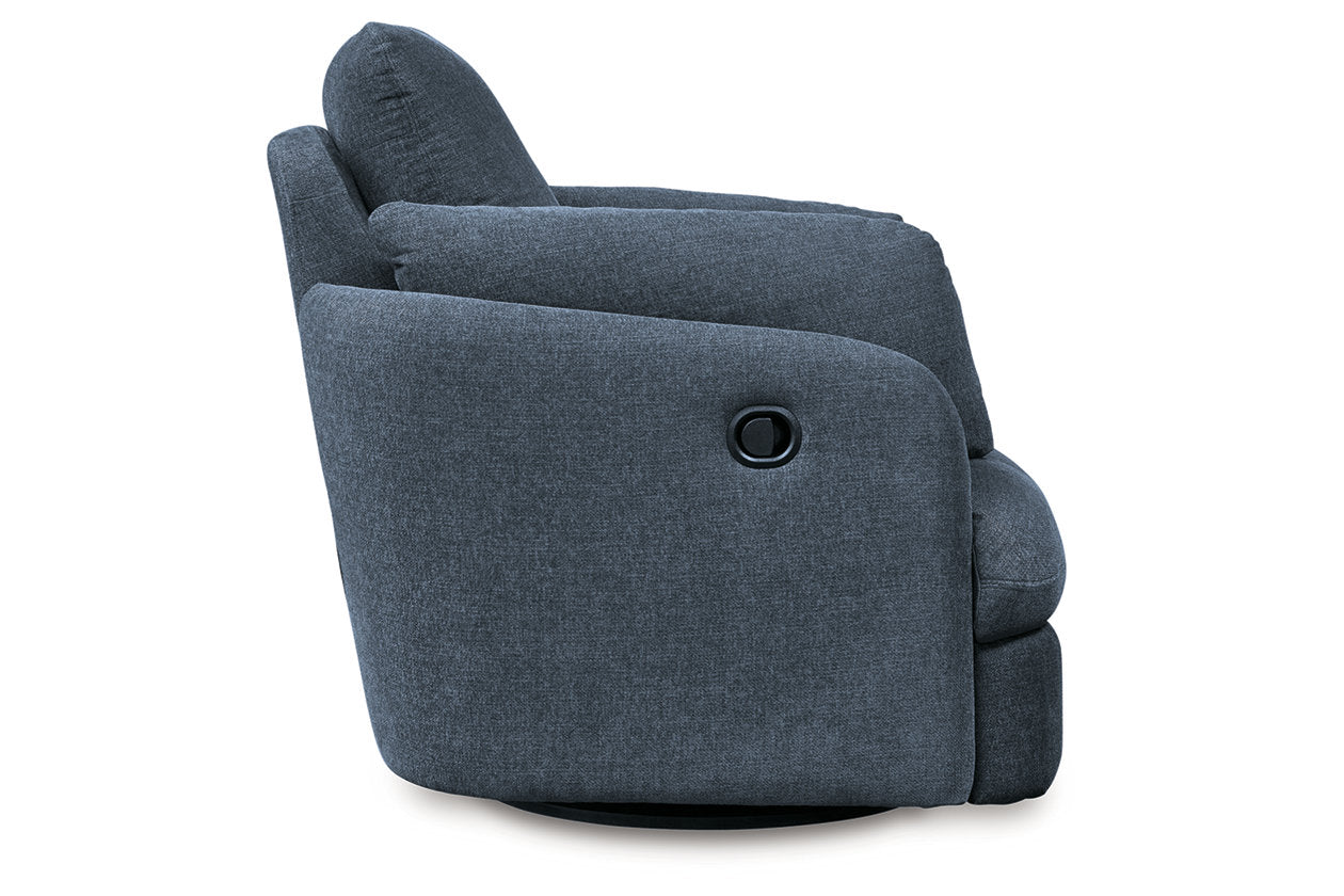 Modmax Ink 5-Piece Sectional and Swivel Glider Recliner - - Luna Furniture