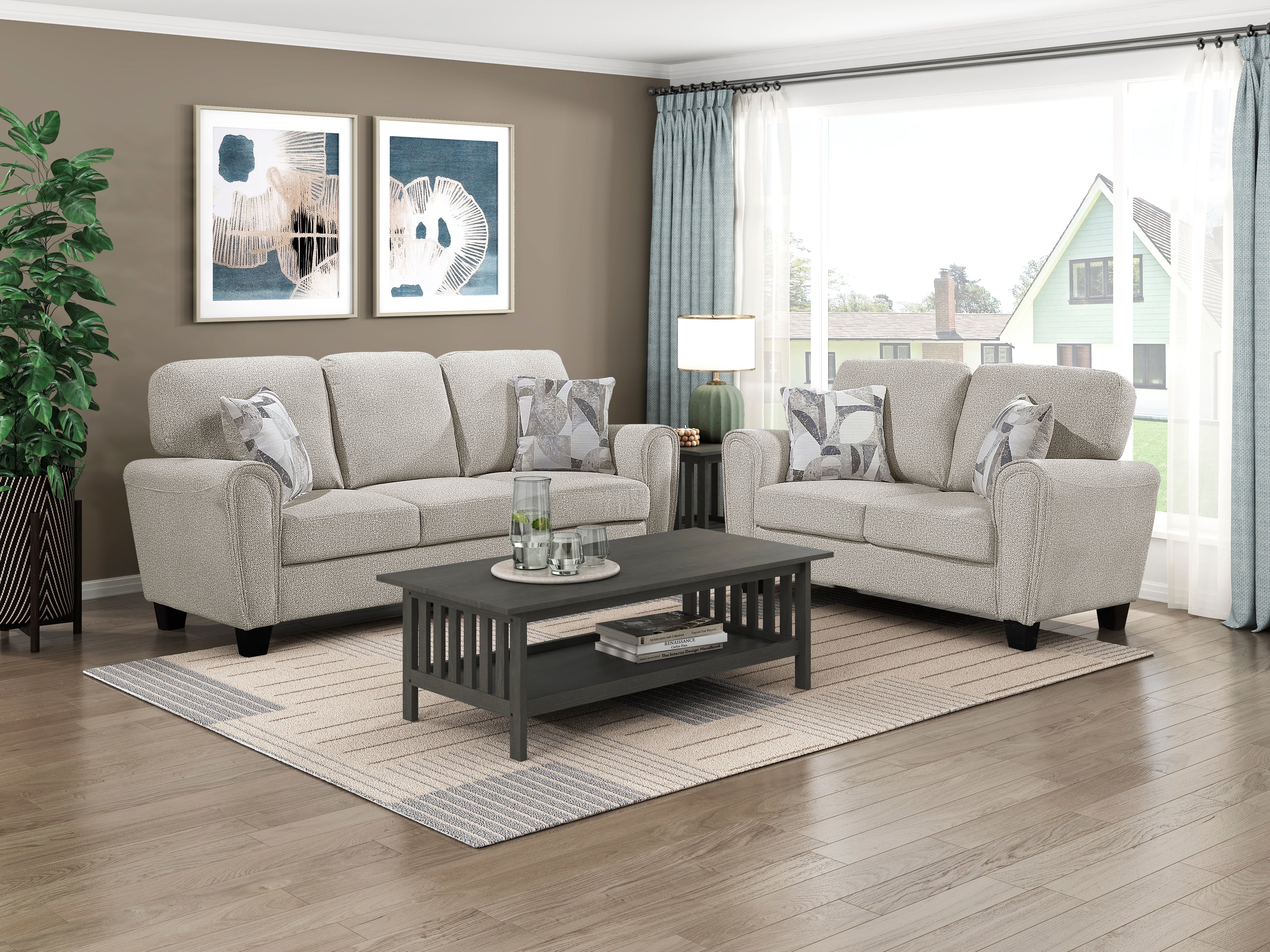 9214NPG-2 Love Seat - 9214NPG-2