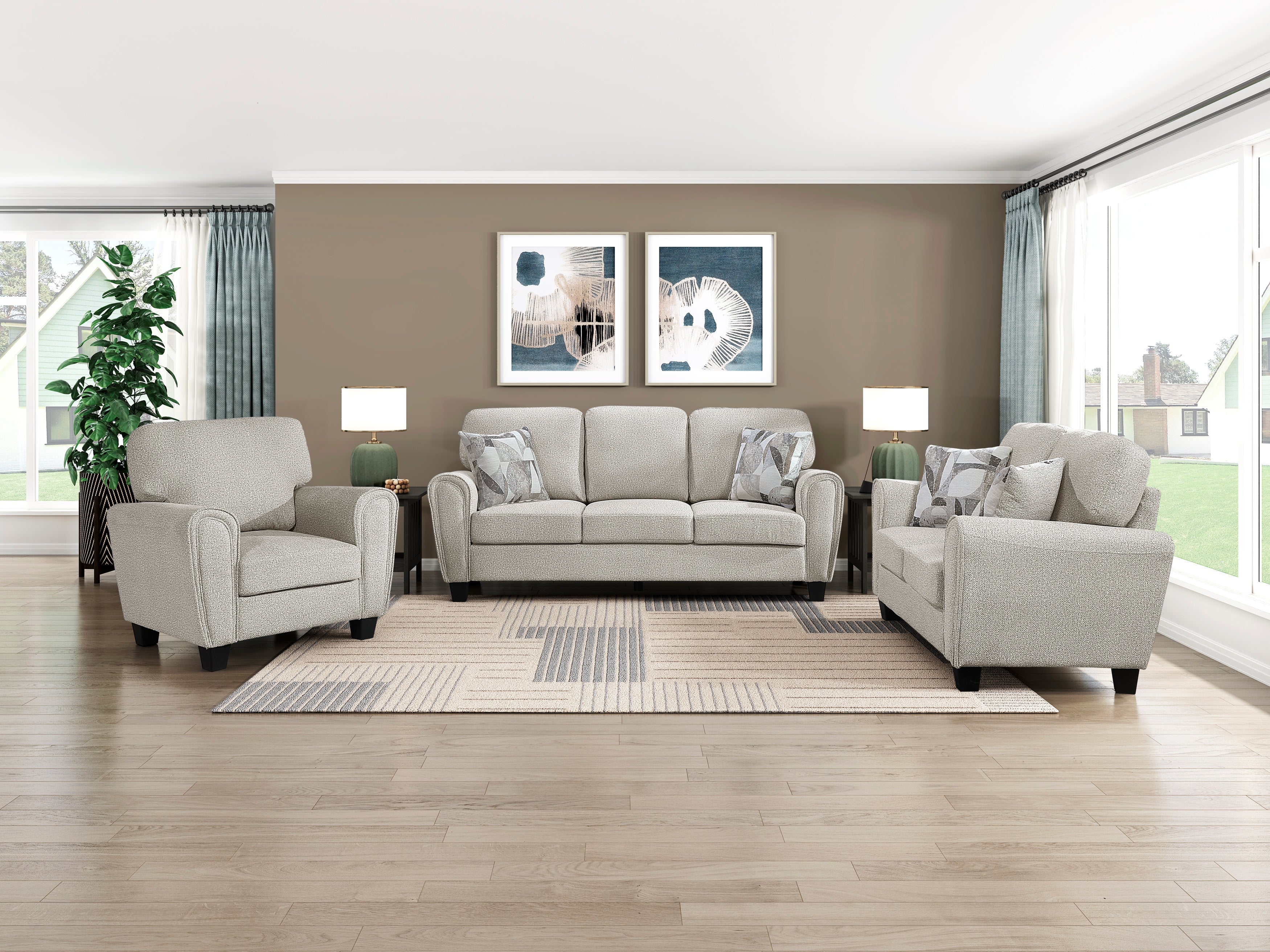 9214NPG-2 Love Seat - 9214NPG-2