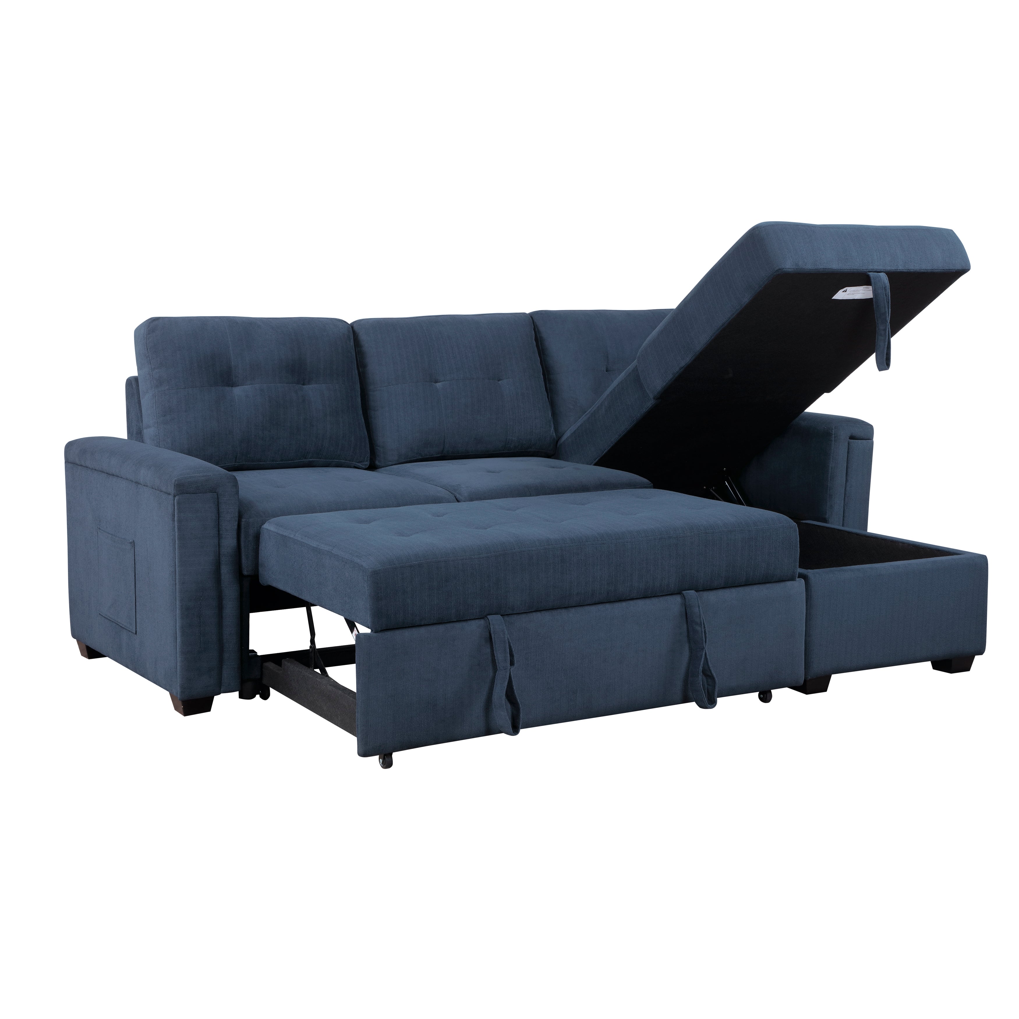 9259*SC (2)Reversible Sectional with Hidden Storage and Pull-out Bed - 9259*SC