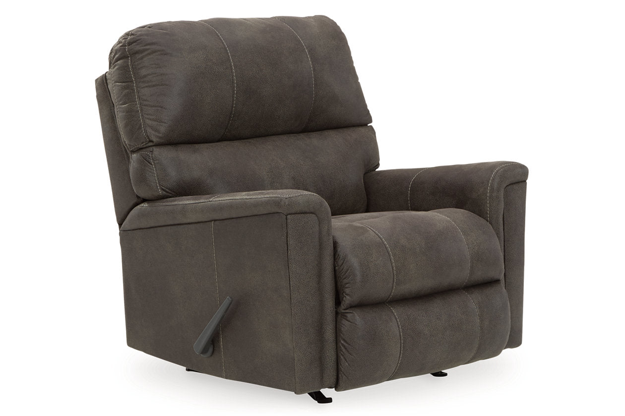 Navi Smoke Sofa, Loveseat and Recliner - Ashley - Luna Furniture