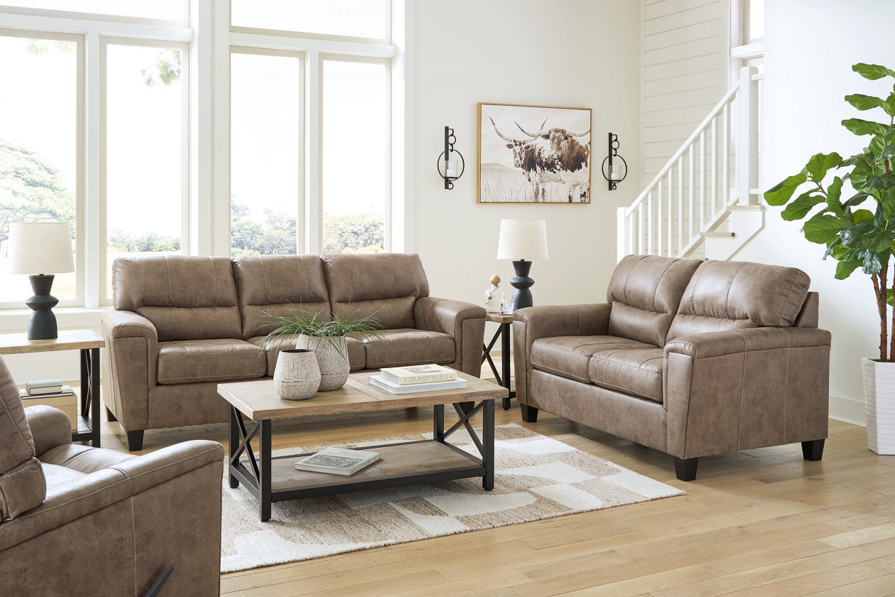 Navi Sofa, Loveseat and Recliner - Ashley - Luna Furniture