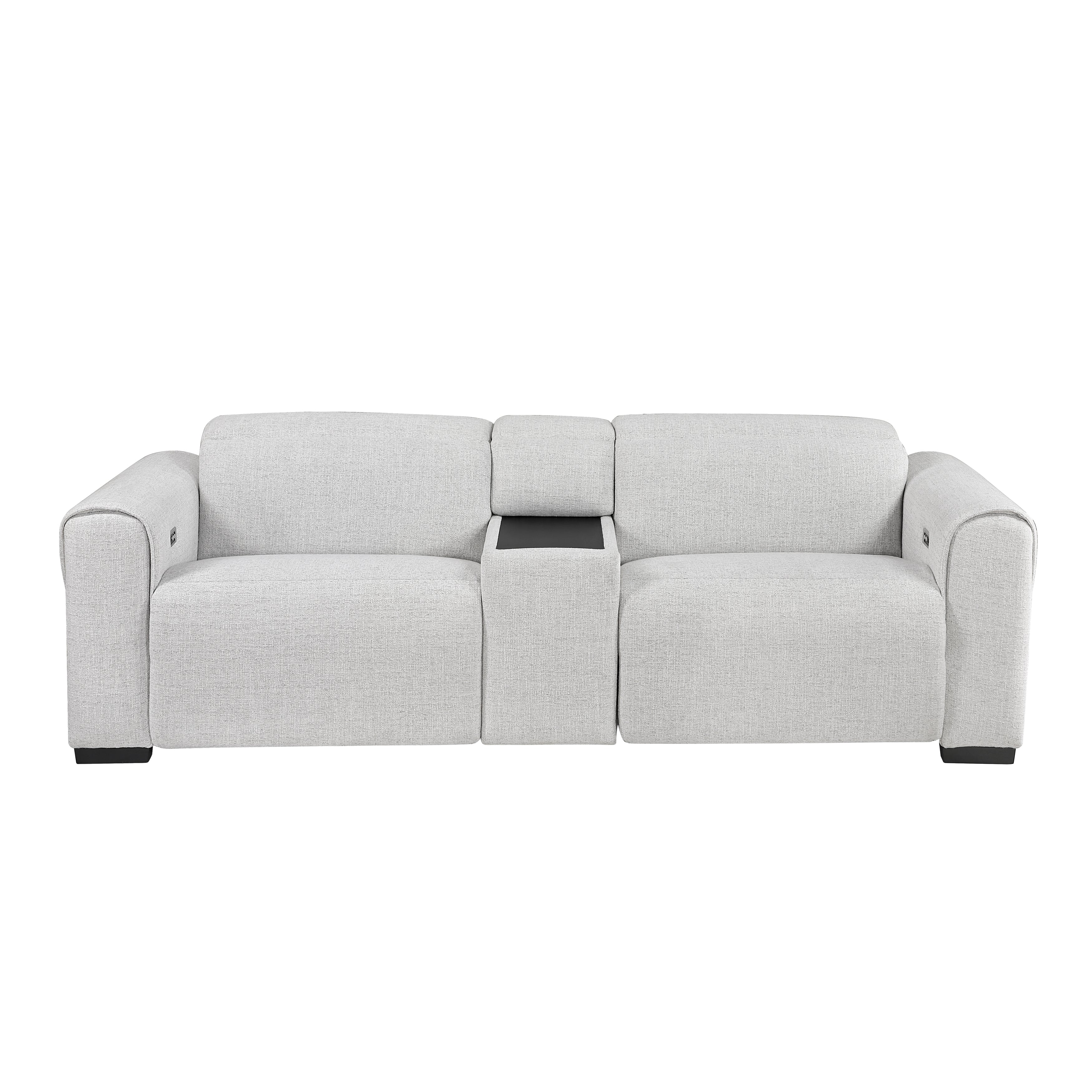9455CLD-2CNPWH* (3)Power Double Reclining Love Seat with Center Console and Power Headrests, Charging Ports - 9455CLD-2CNPWH*