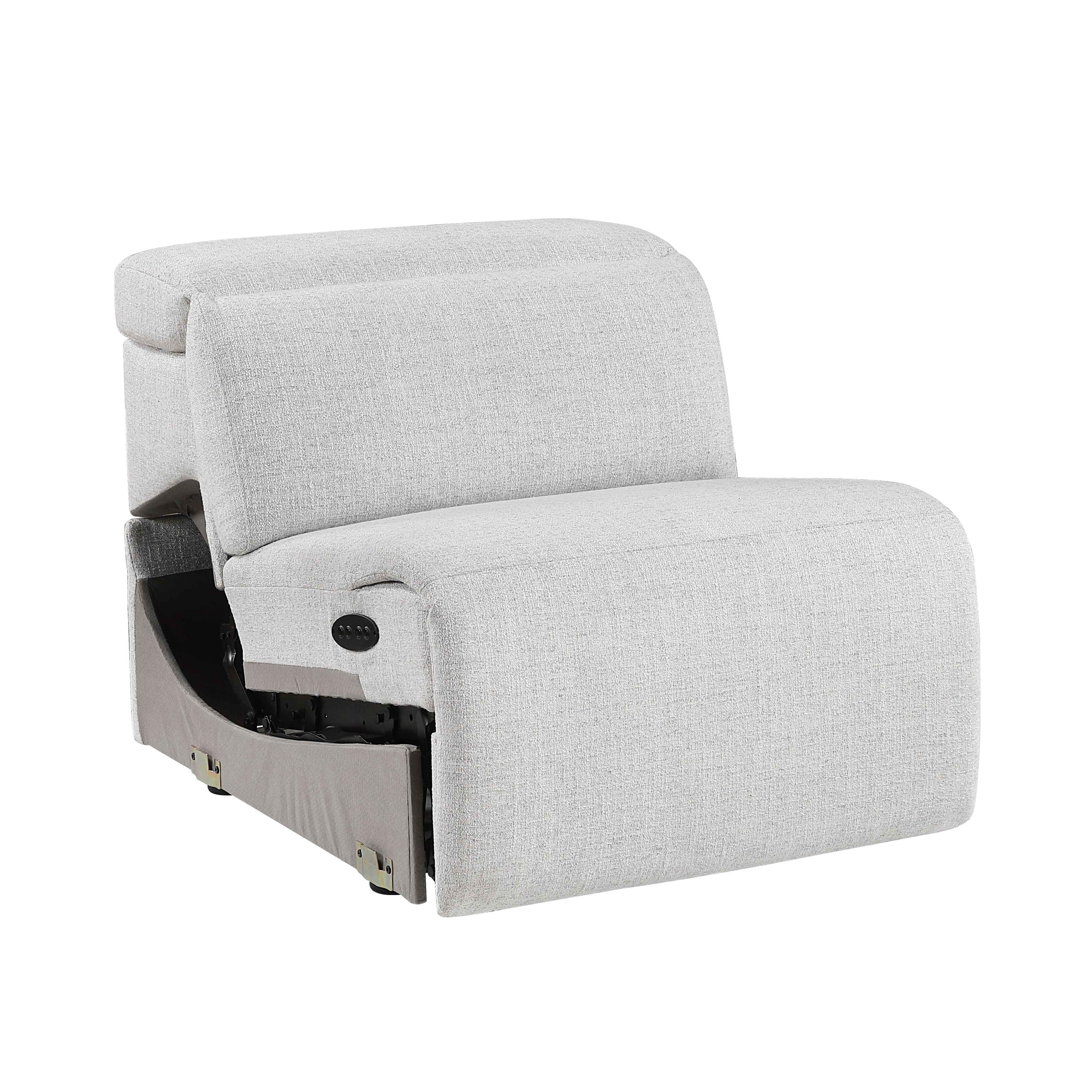 9455CLD*5LRRRPWH (5)5-Piece Modular Power Reclining Sectional with Power Headrests, Charging Ports - 9455CLD*5LRRRPWH