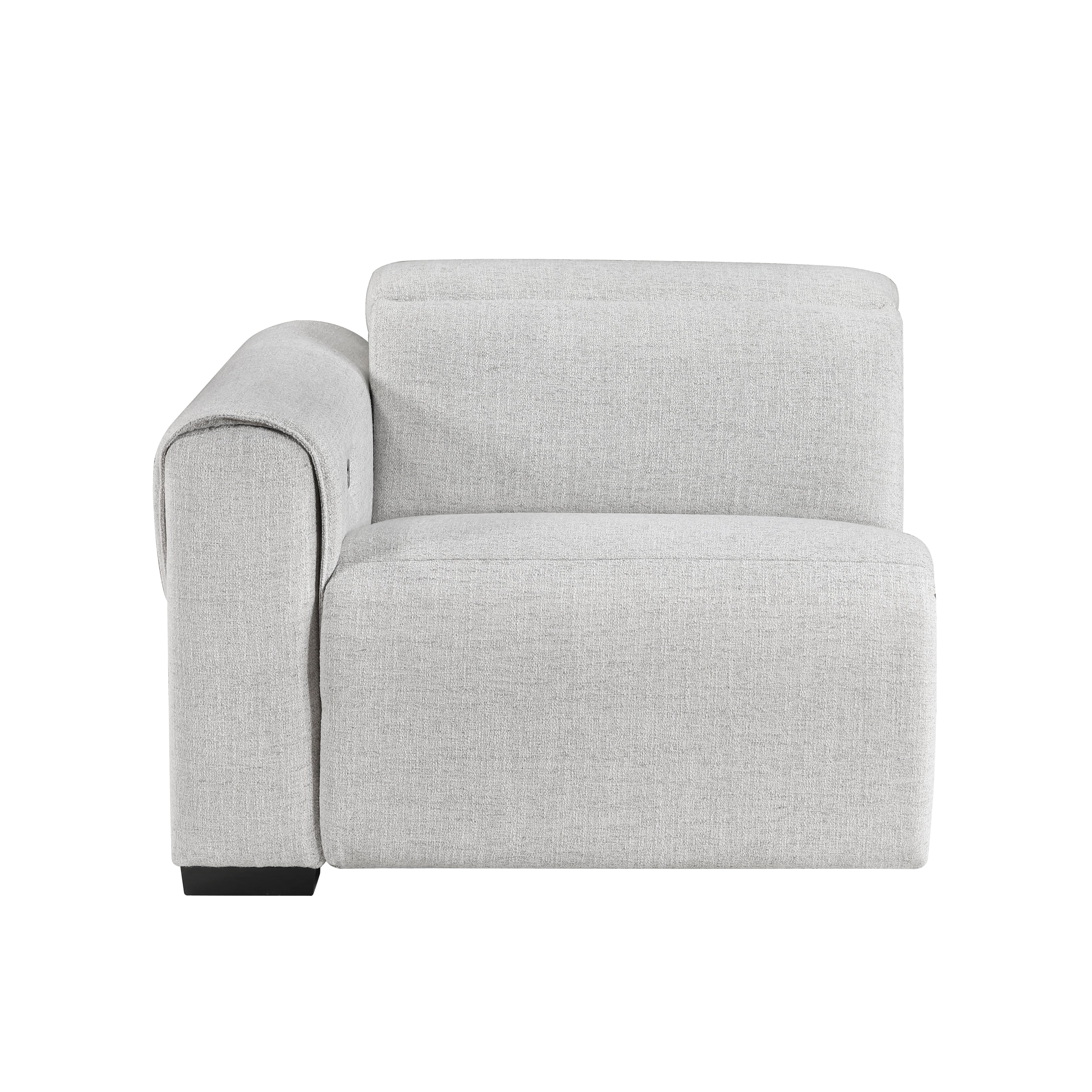 9455CLD*6LRRRPWH (6)6-Piece Modular Power Reclining Sectional with Power Headrests, Charging Ports - 9455CLD*6LRRRPWH