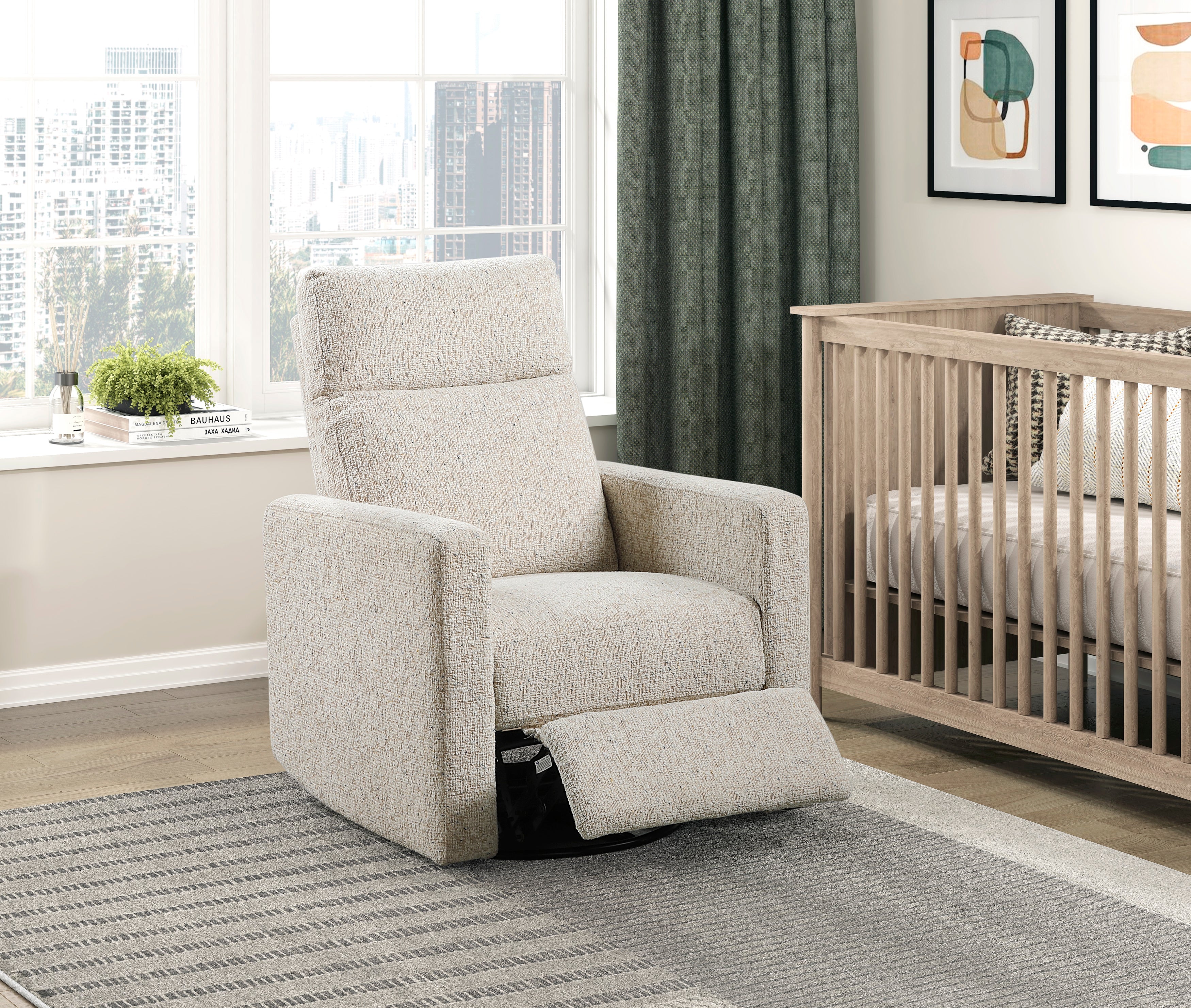 9504-1 Swivel Glider Reclining Chair - 9504-1