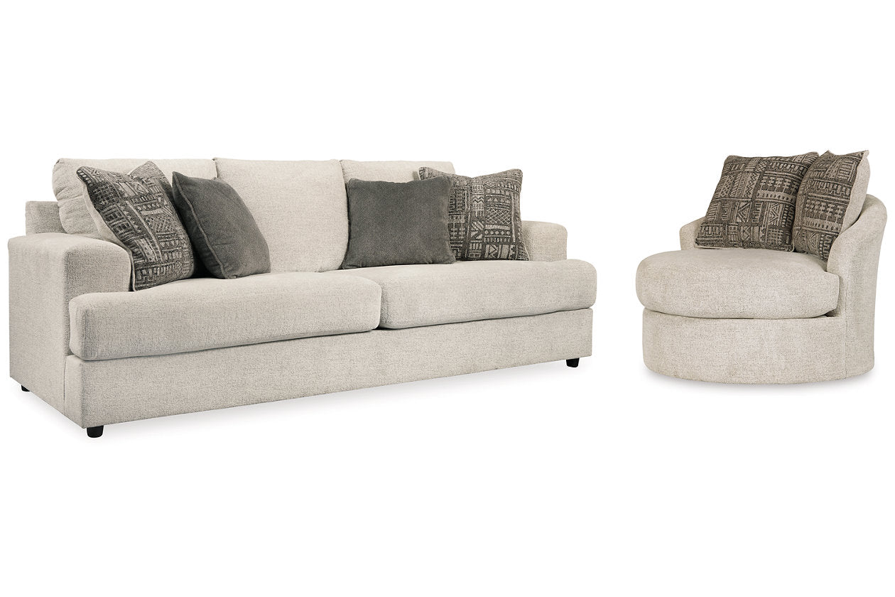 Soletren Stone Sofa and Chair - Ashley - Luna Furniture