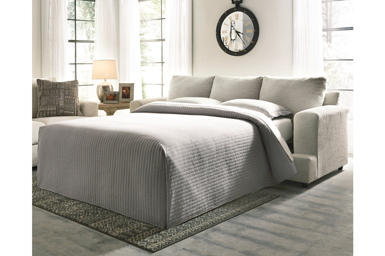 Soletren Stone Sofa Sleeper and Oversized Chair - Ashley - Luna Furniture