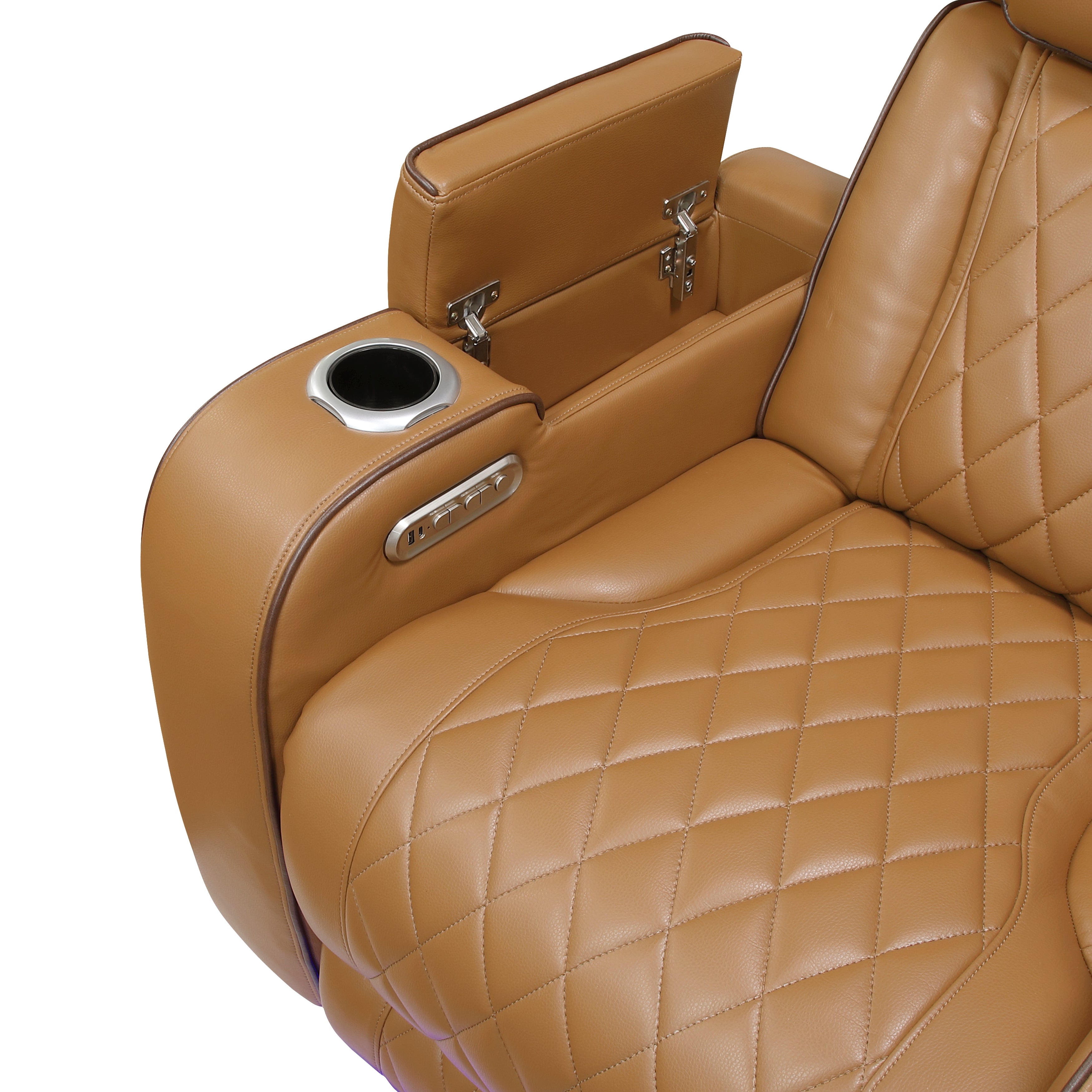 Fairway Brown Power Double Reclining Living Room Set from Homelegance - Luna Furniture