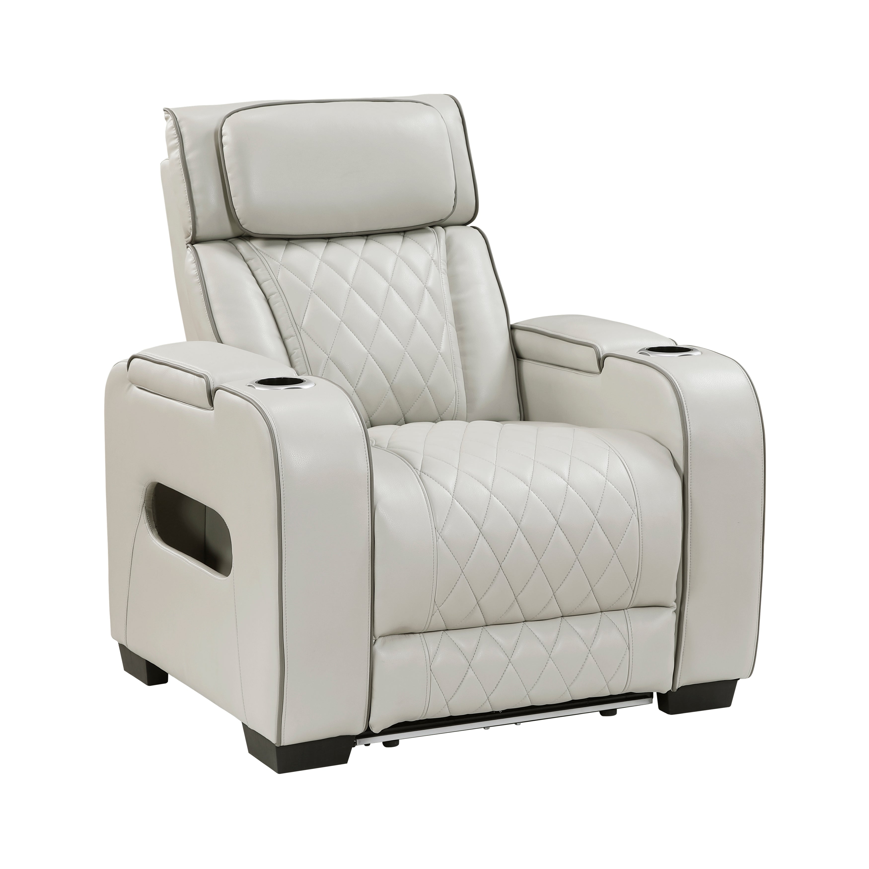 Fairway Taupe Power Double Reclining Living Room Set from Homelegance - Luna Furniture